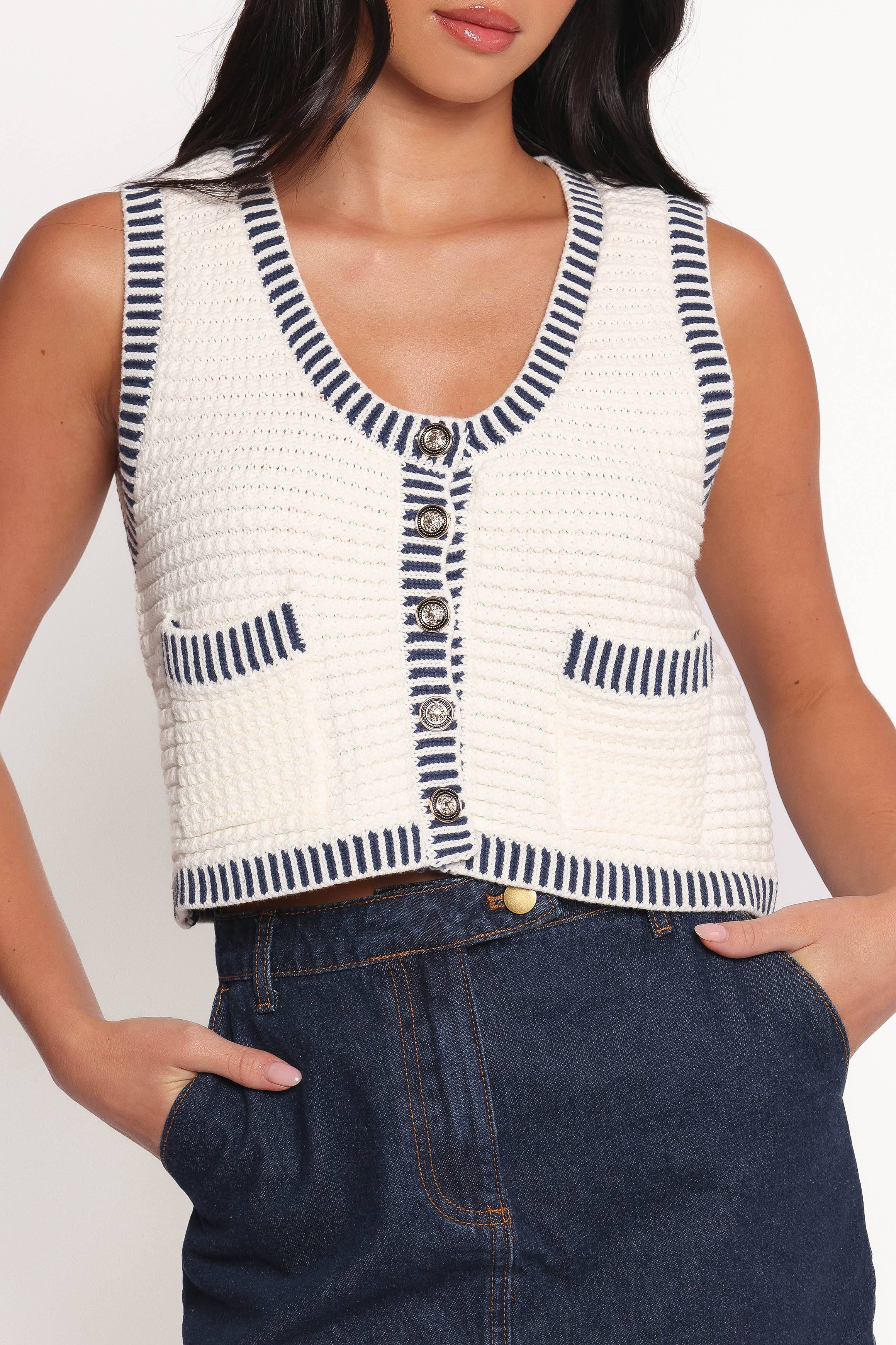 Petal and Pup USA TOPS Teressa Top - Cream