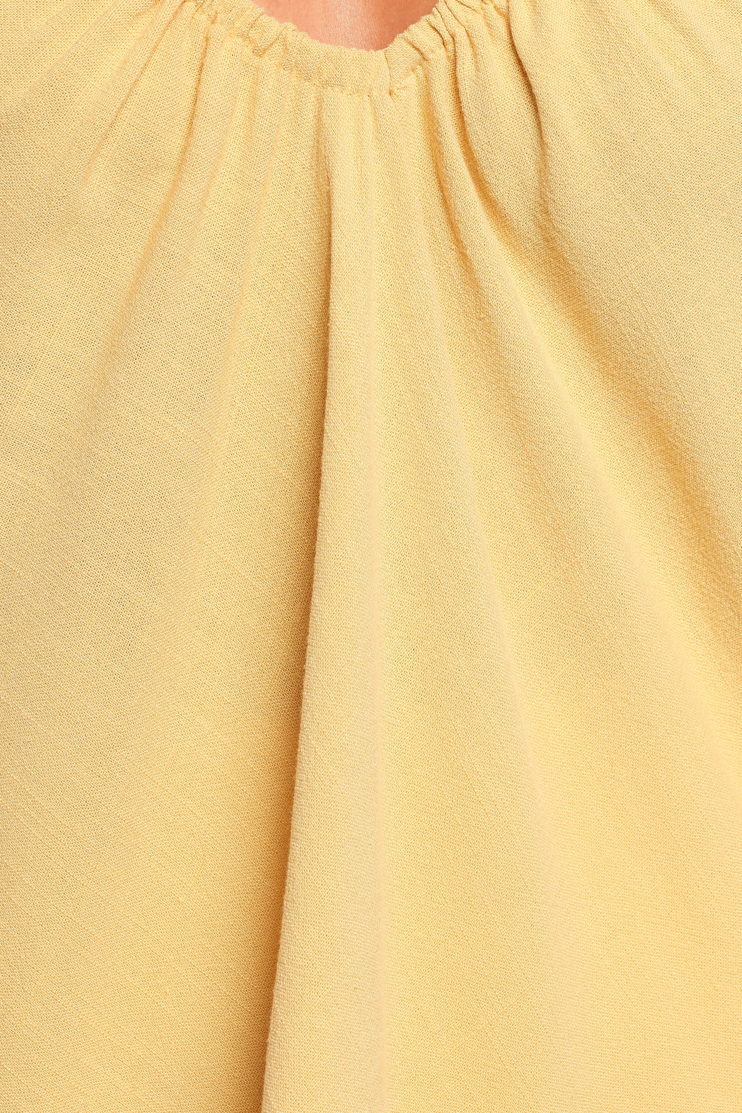 Petal and Pup USA TOPS Theodora Halterneck Top - Yellow