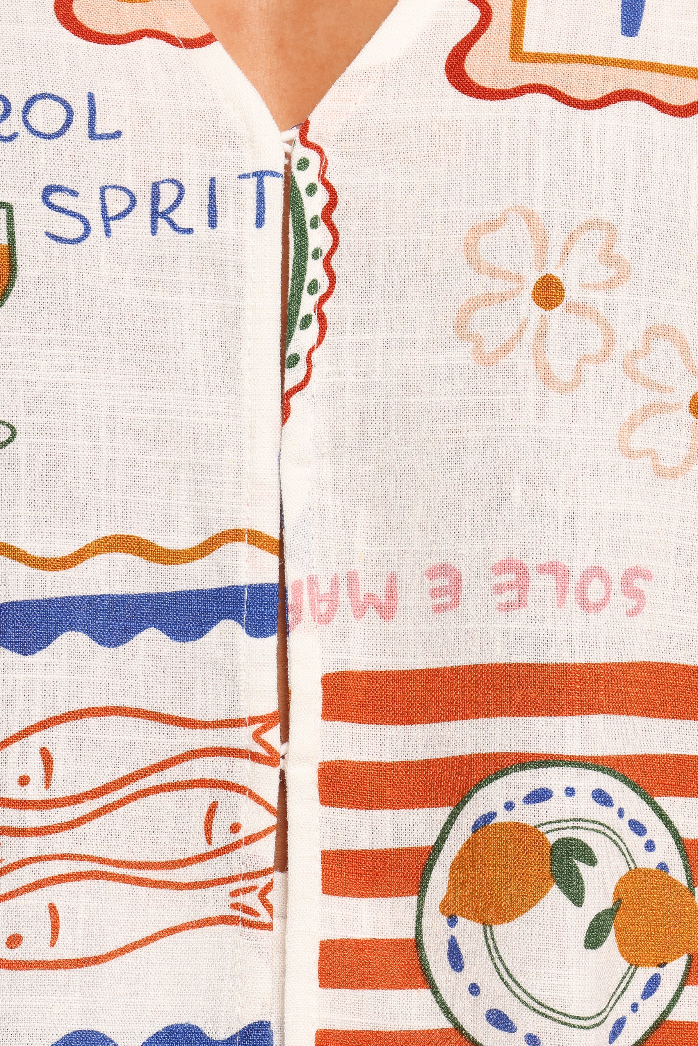 Petal and Pup USA TOPS Thorrah Top - Ocean Oasis