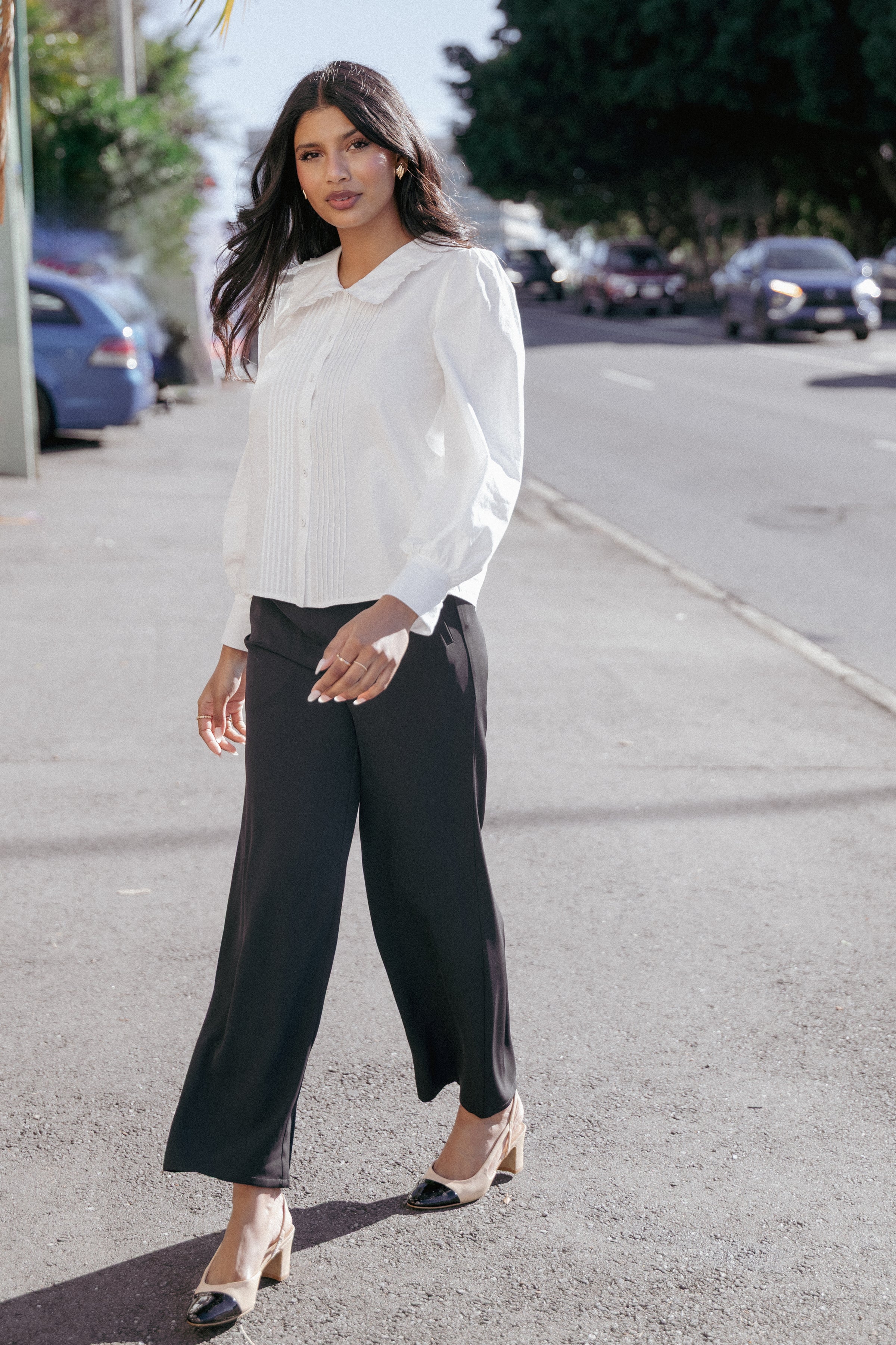 Petal and Pup USA TOPS Turner Shirt - White (Hold for Amazon)