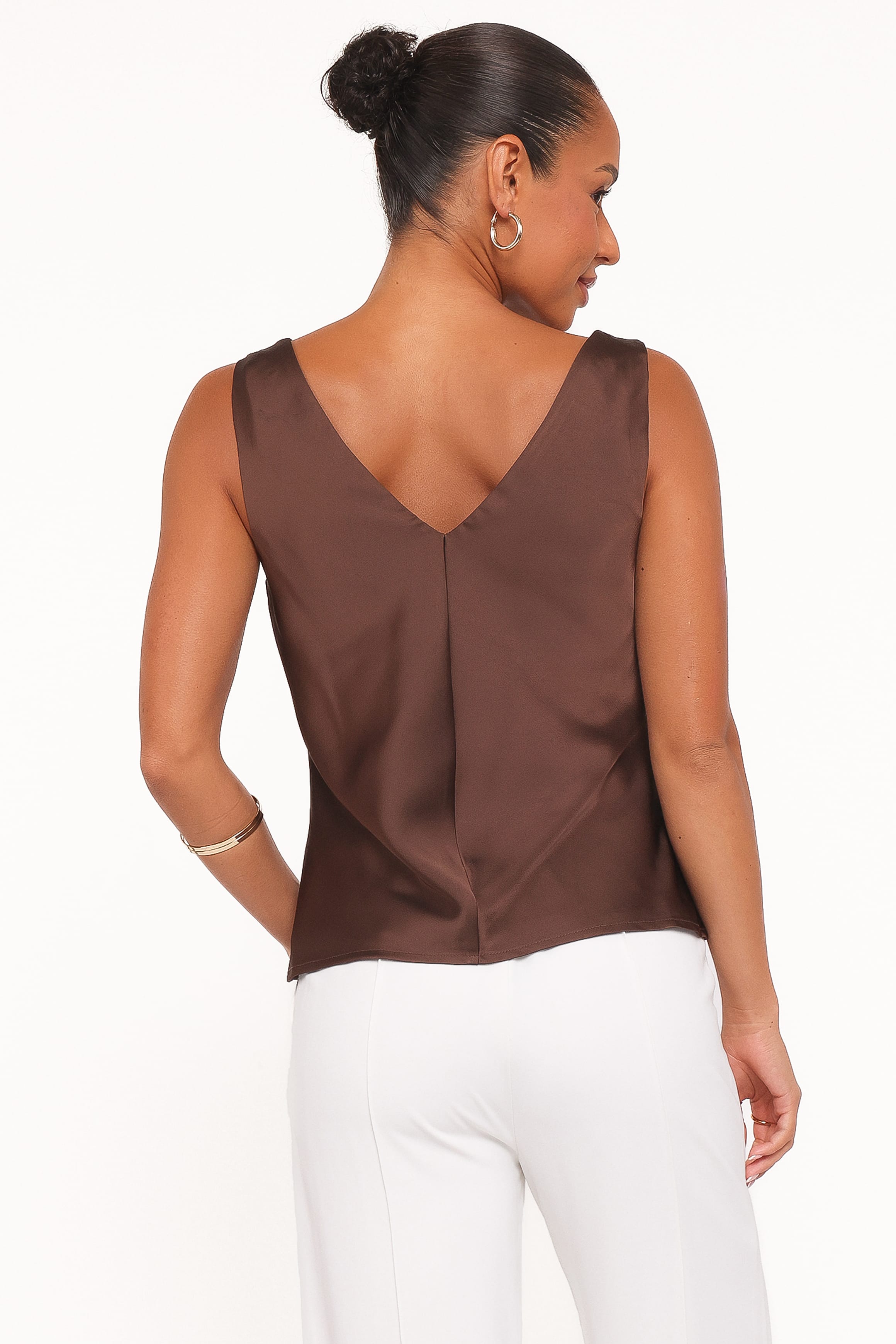 Petal and Pup USA TOPS Vinita Top - Chocolate