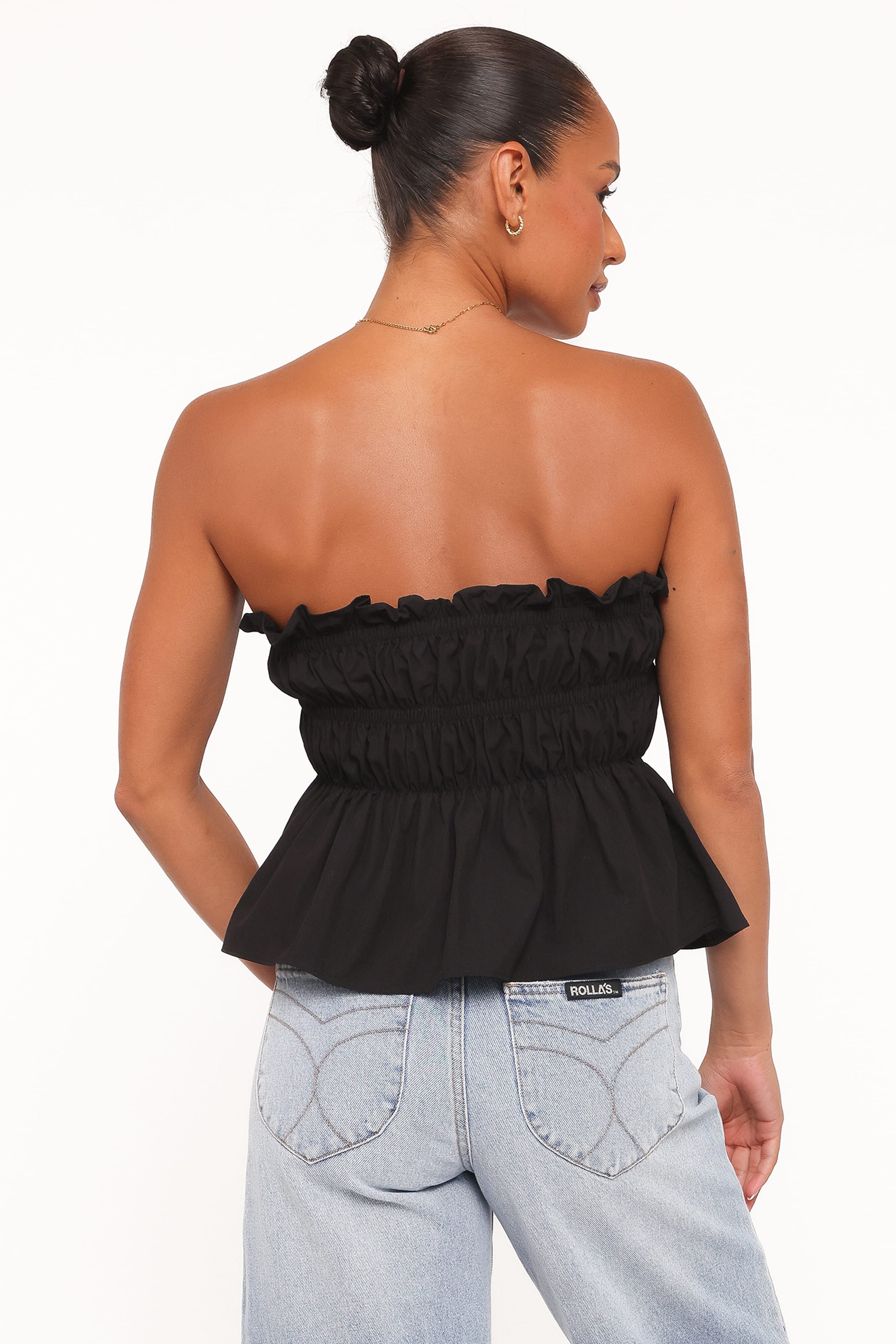 Petal and Pup USA TOPS Wilhelmina Strapless Top - Black