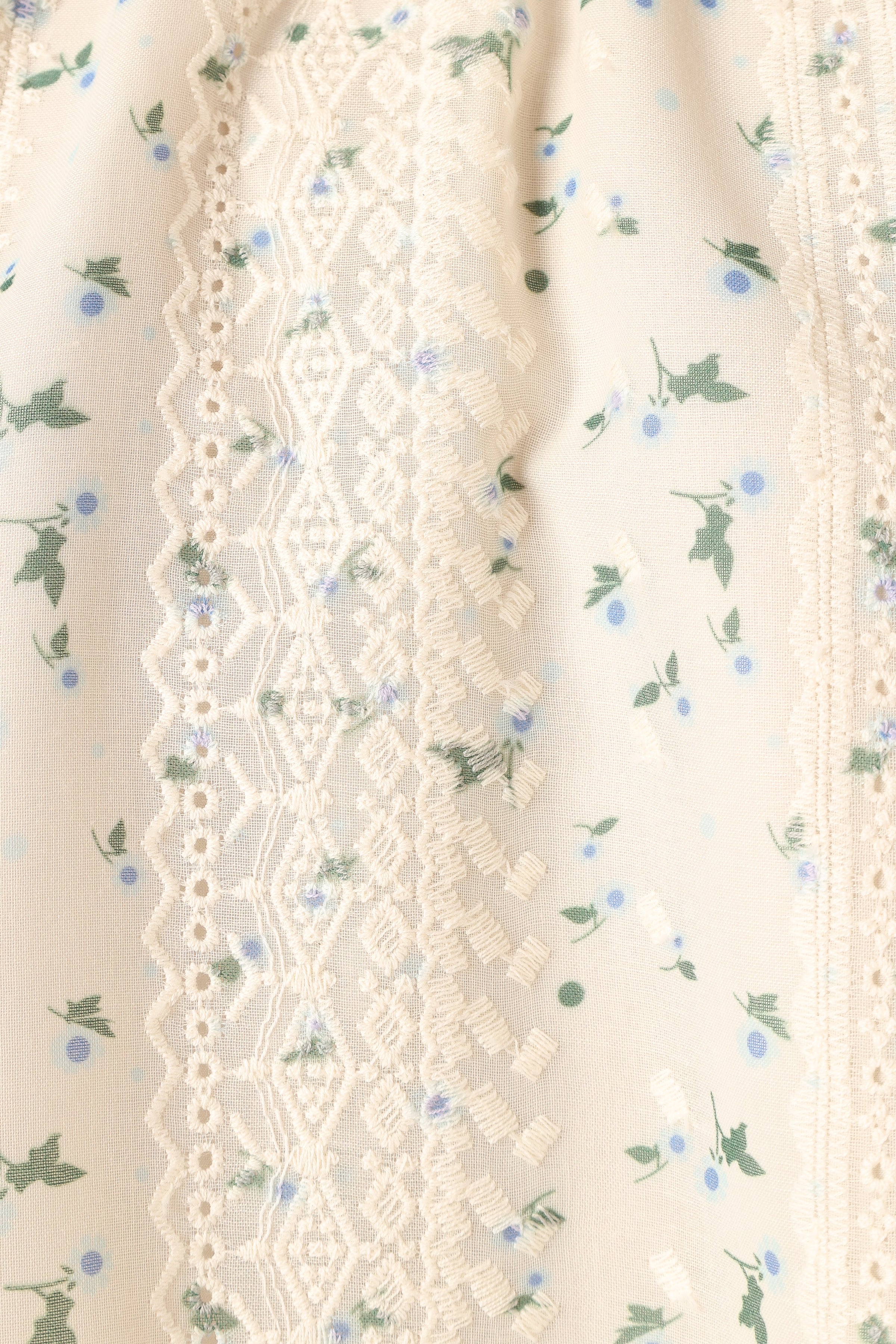 Petal and Pup USA TOPS Willa Halterneck Top - Blue Floral