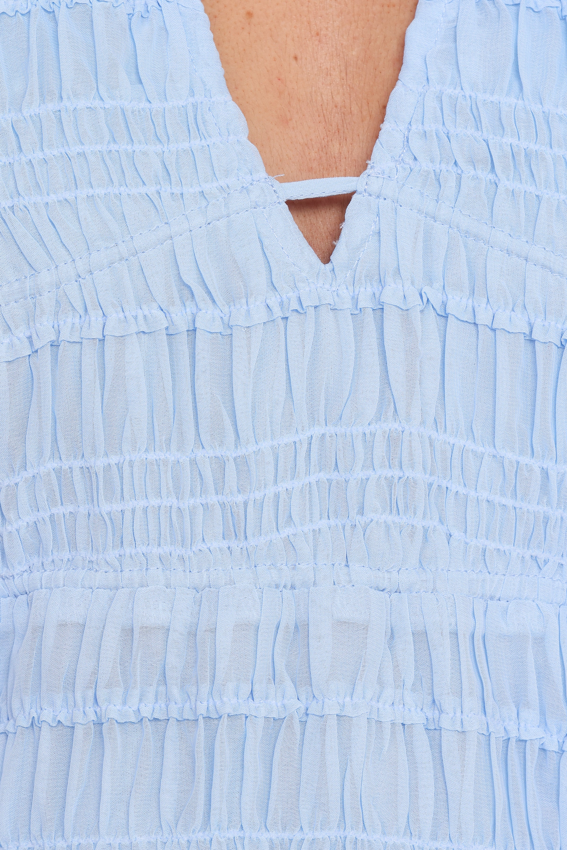 Petal and Pup USA TOPS Zafira Textured Halter Top - Blue