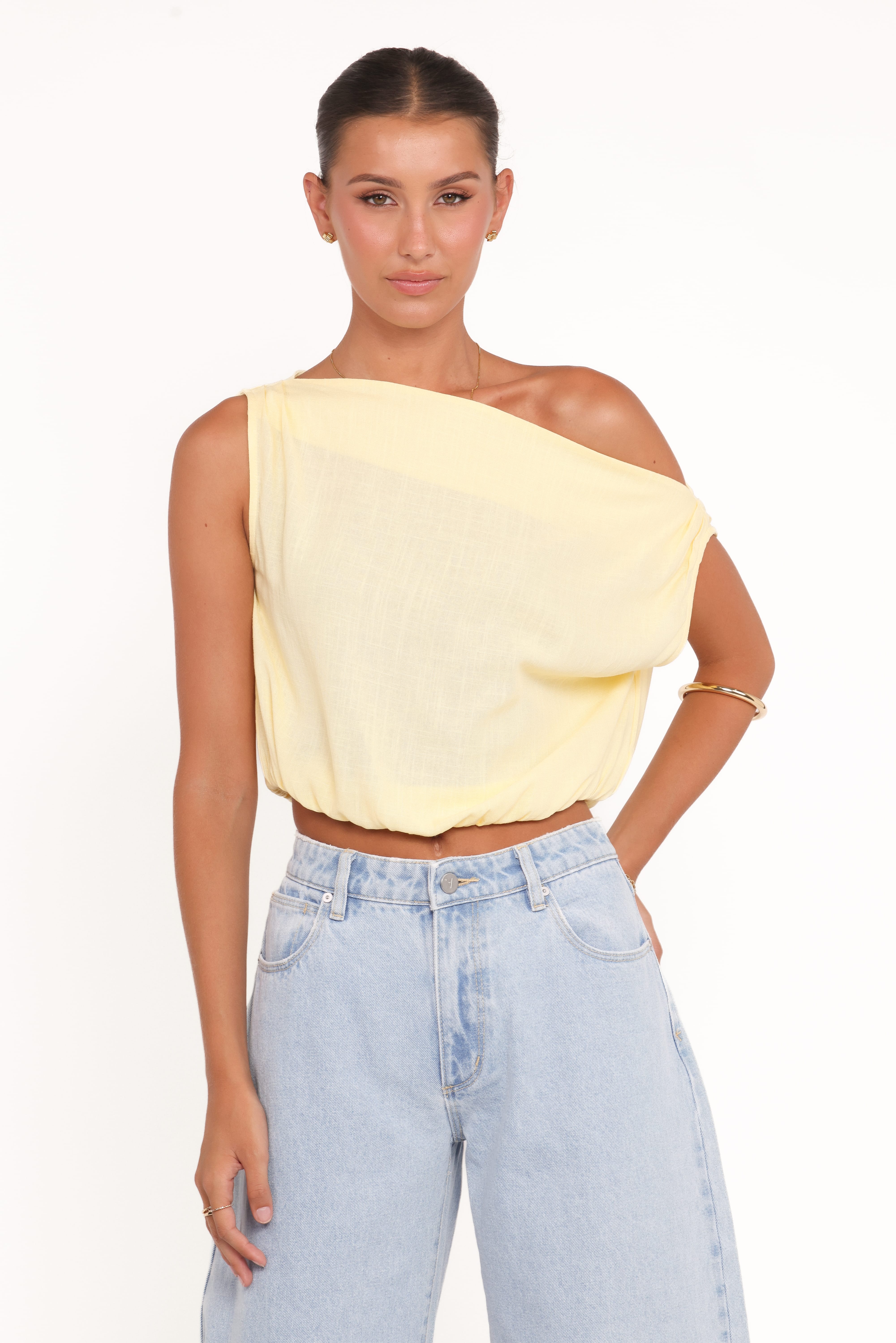 Petal and Pup USA TOPS Zara Top - Butter Yellow