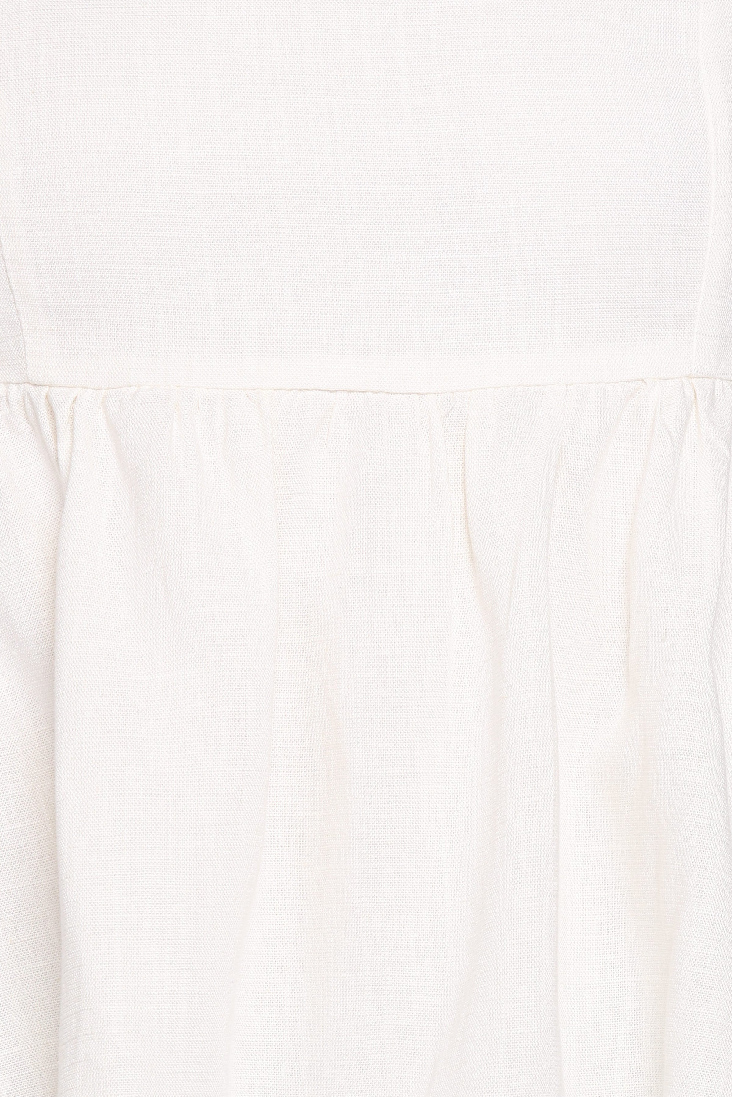 Petal and Pup USA TOPS Zephyra Baby Doll Top - White