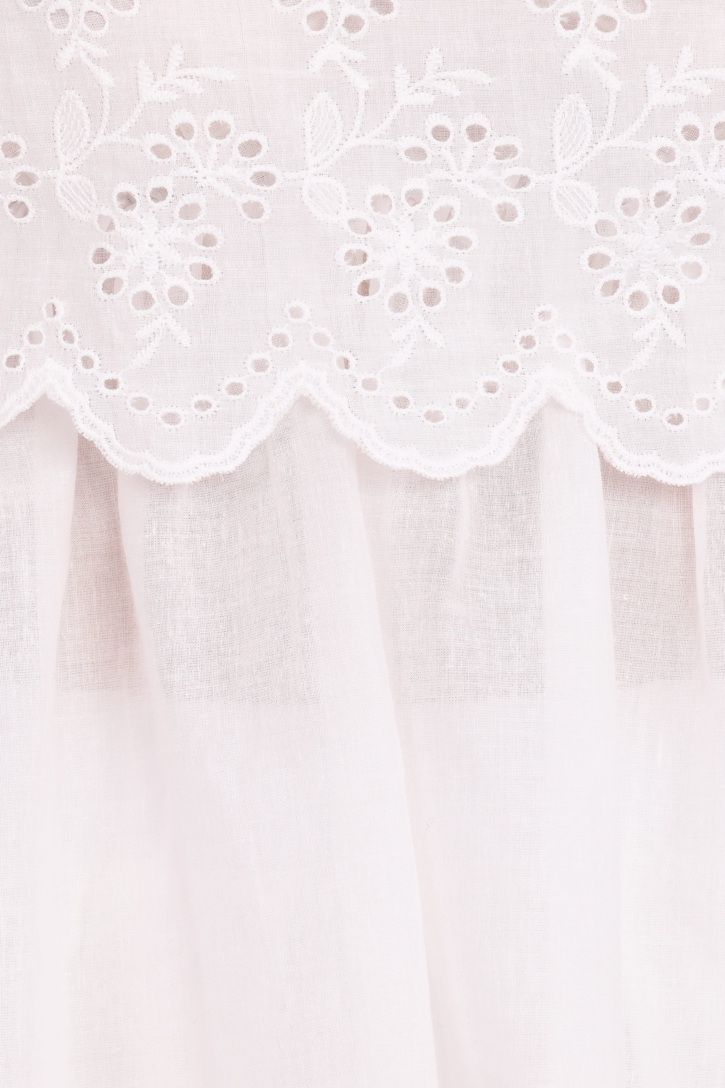 Petal and Pup USA TOPS Zera Eyelet Top - White