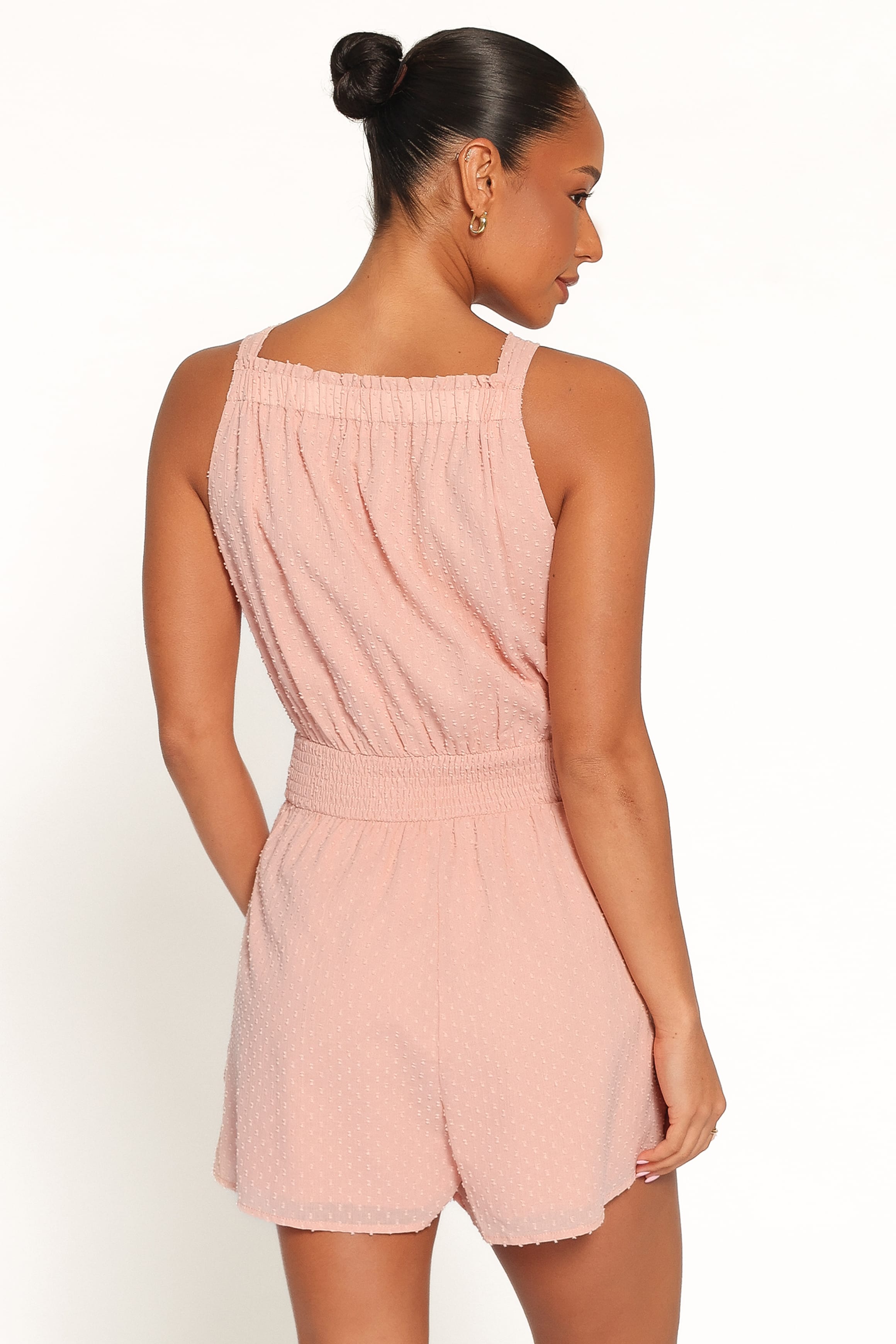 PLAYSUITS Felicity Romper - Pink Clip Dot