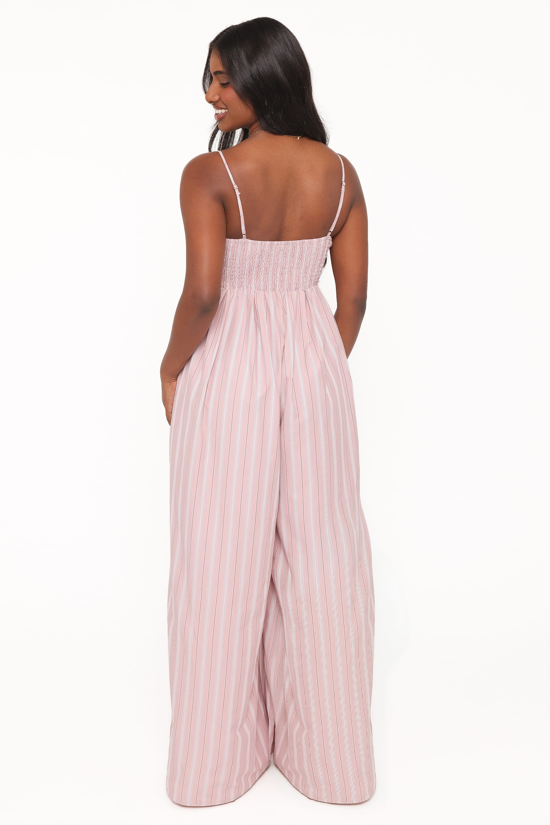 PLAYSUITS Pricilla Jumpsuit - Pink Stripe