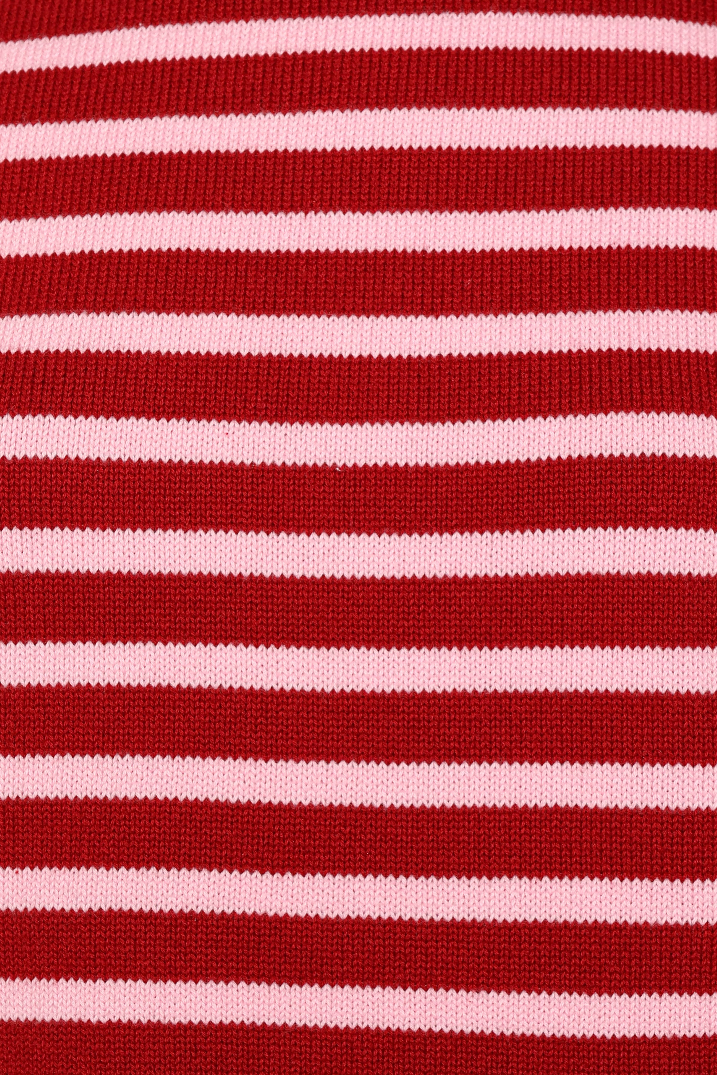 SETS Ilona Knit Set - Burg/Pink Stripe