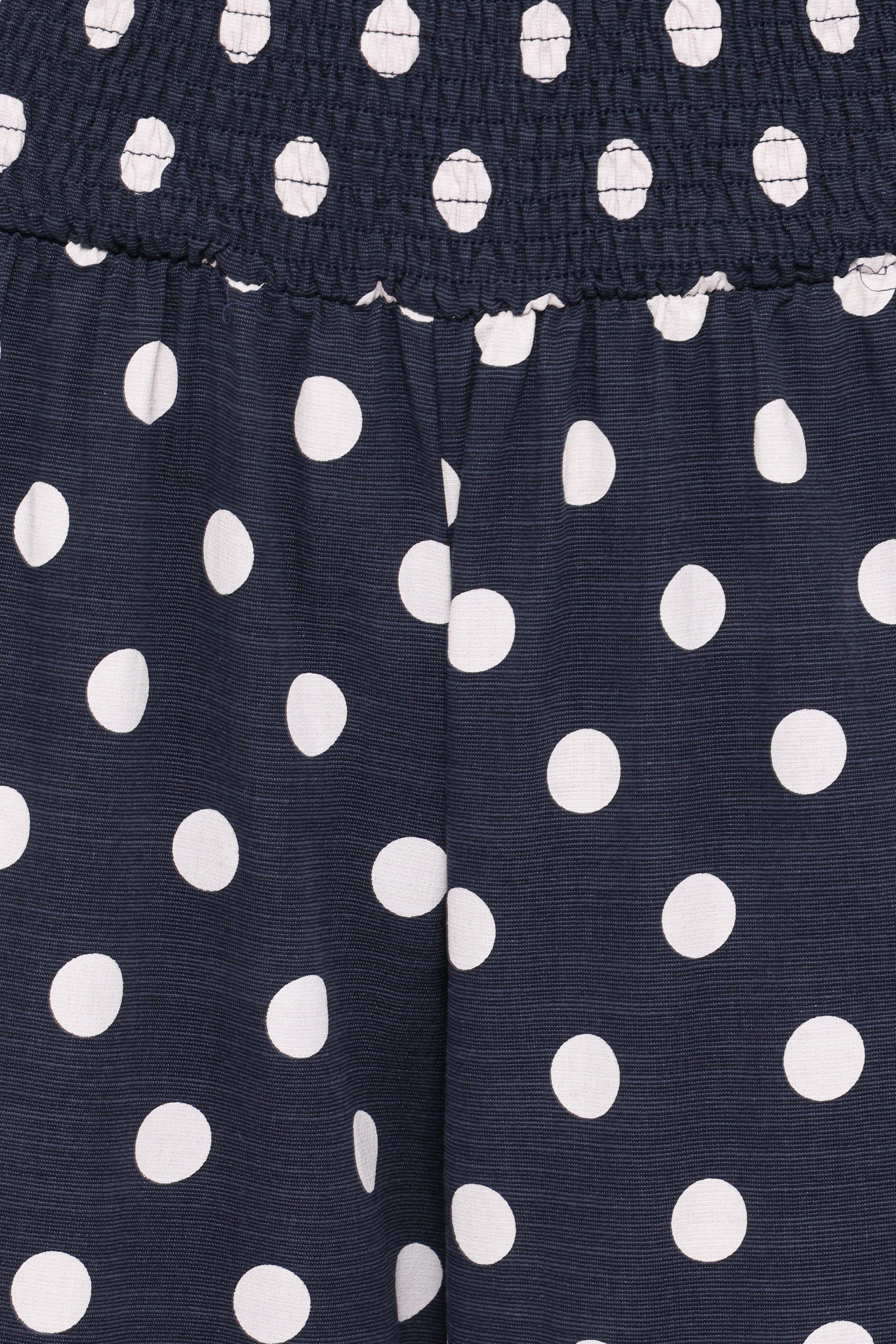 SETS Jillian Smocked Pant Set - Navy Polka Dot