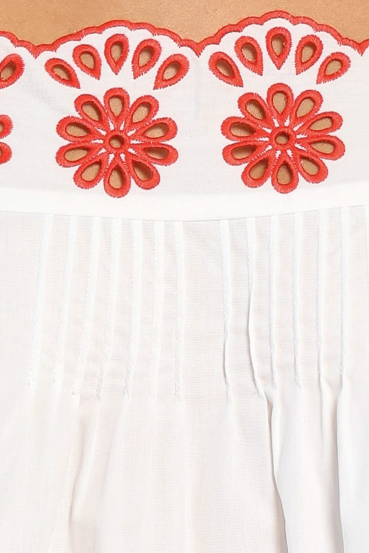 TOPS Brydee Tie Top - Red