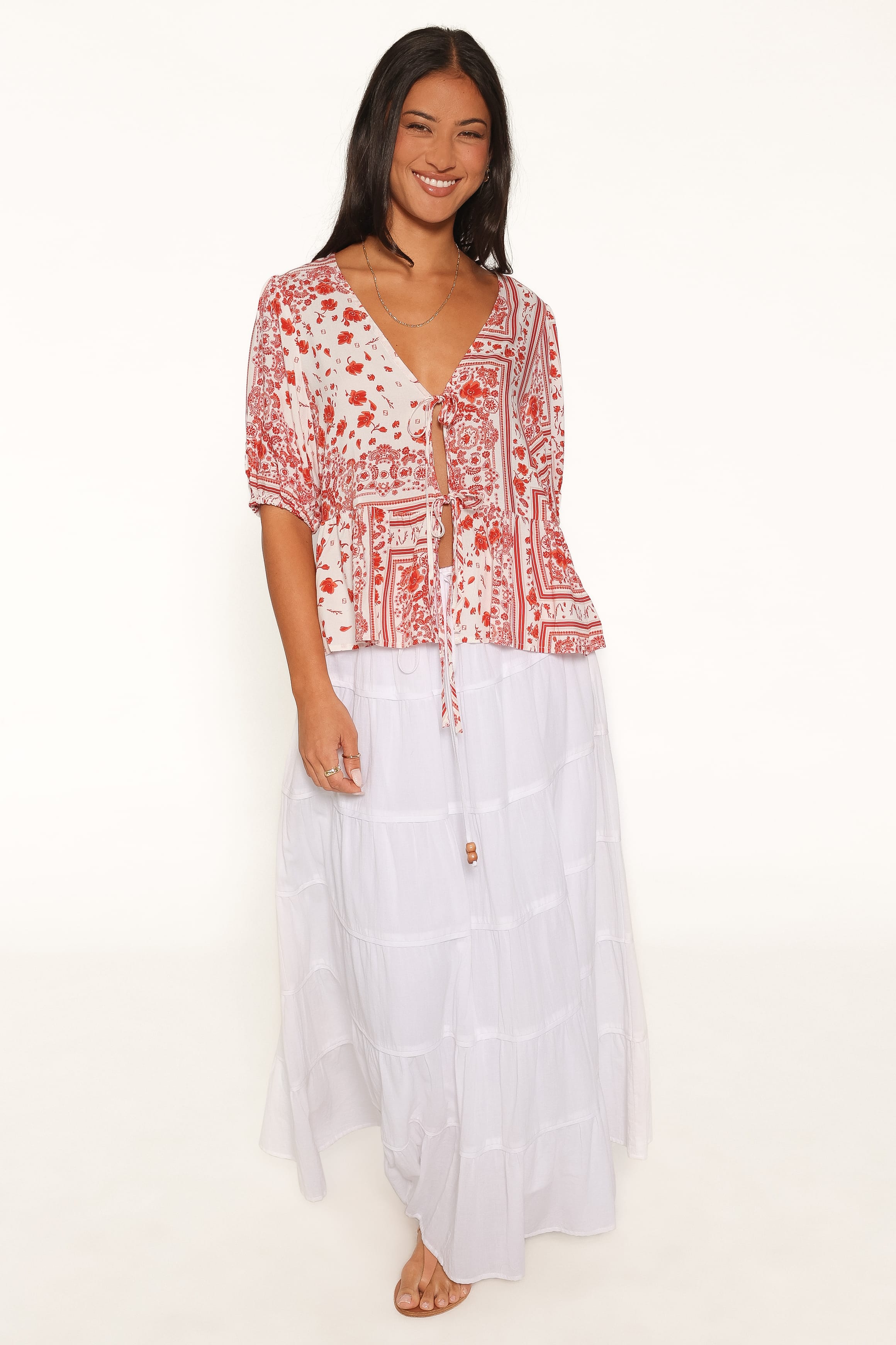 TOPS Dory Top - Red Bandana