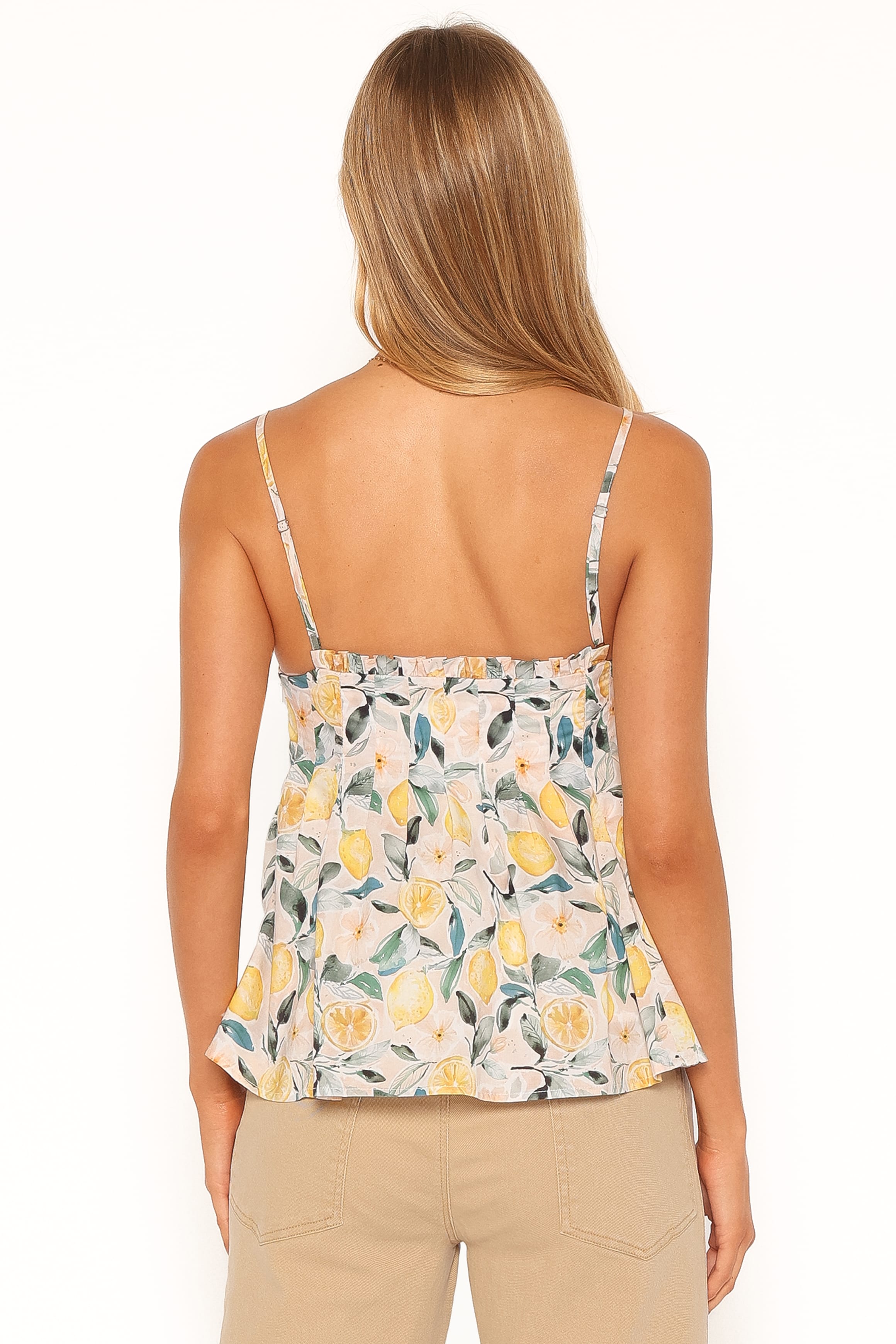 TOPS Dulce Top - Pink Lemon
