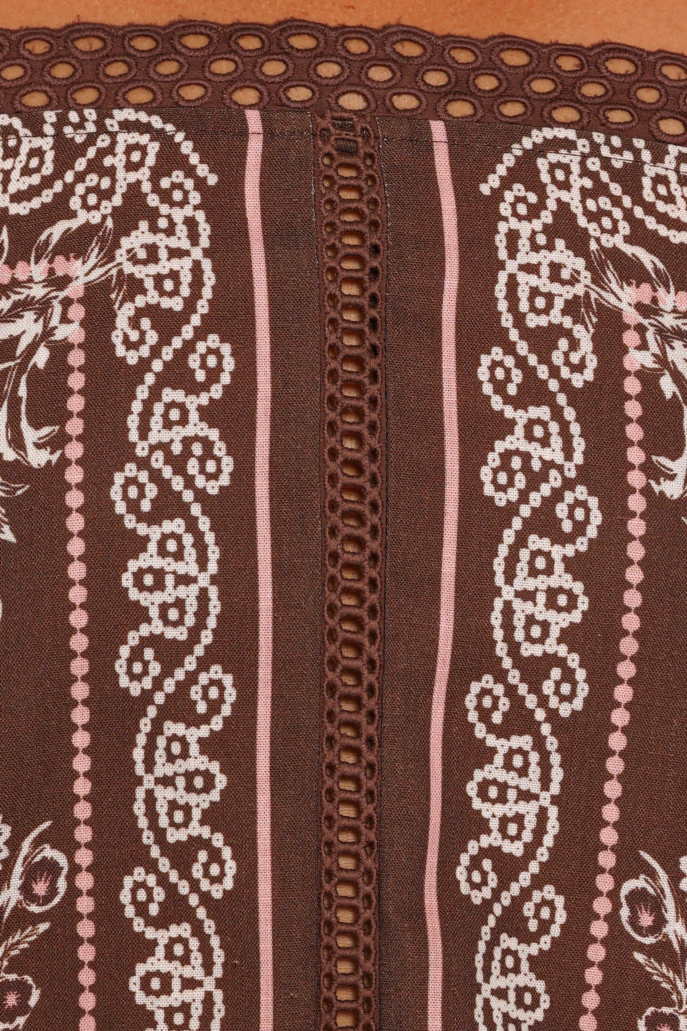 TOPS Erina Tank - Brown Bandana