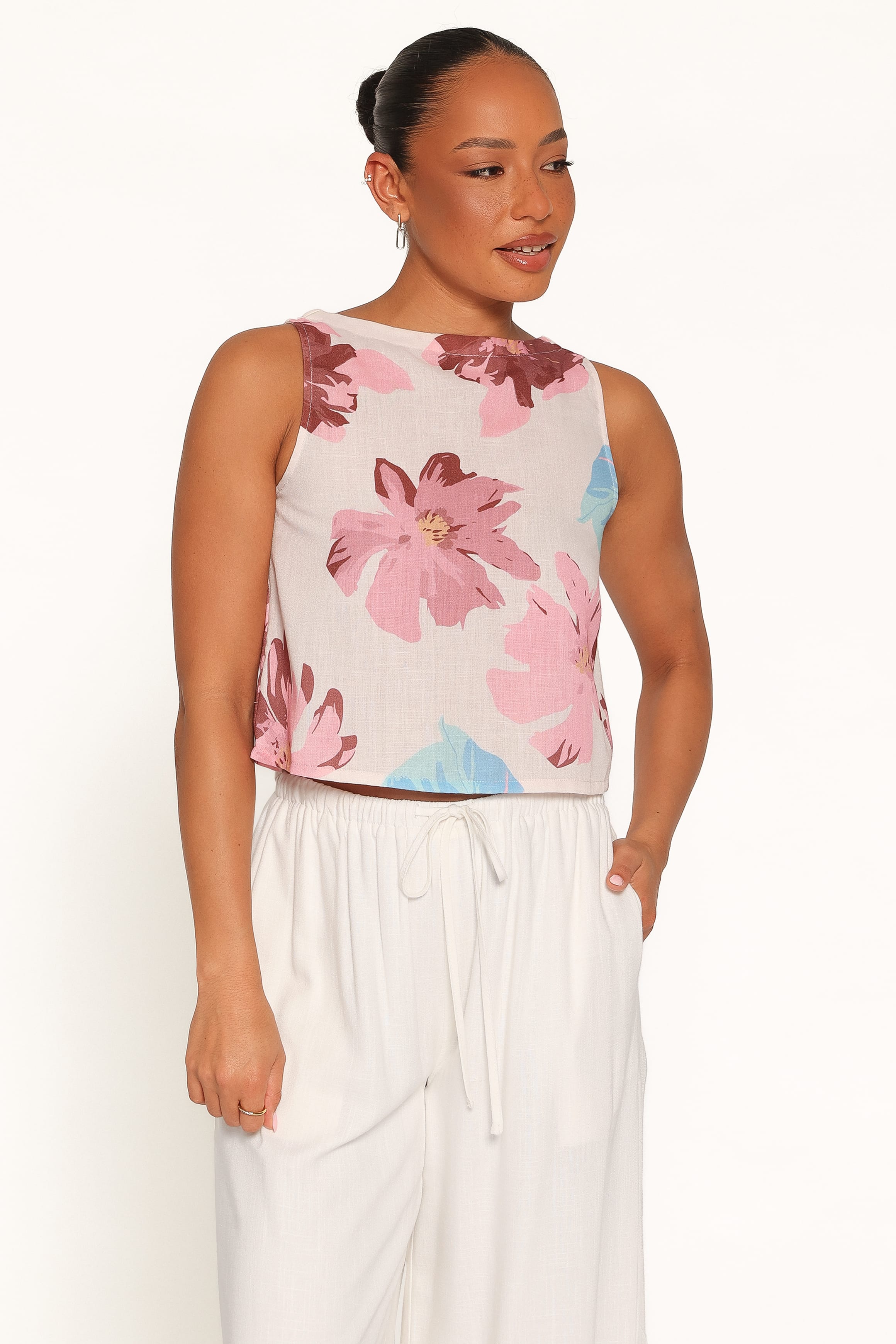 TOPS Leni Top - Pink Floral