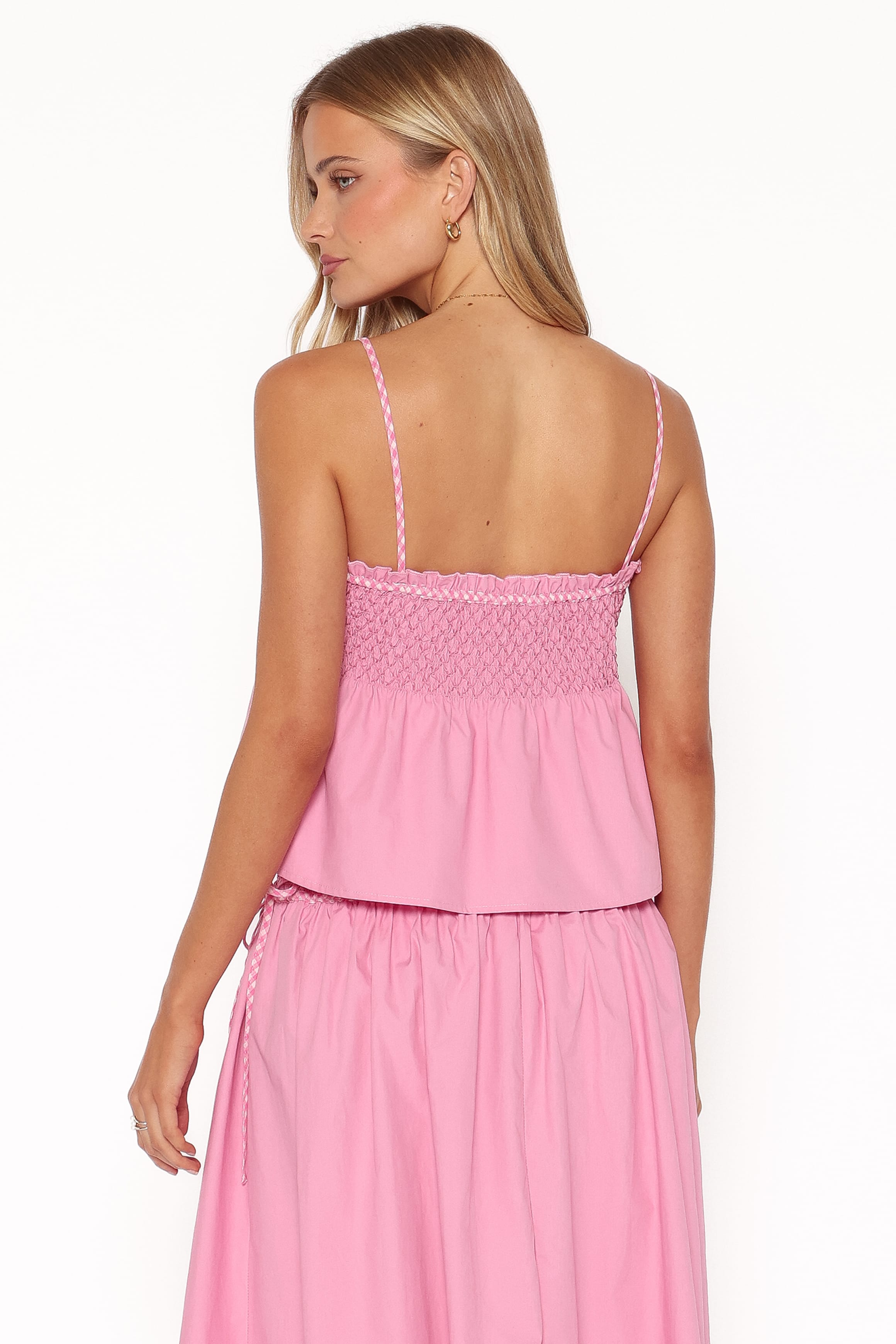 TOPS Mireille Baby Doll Top - Pink