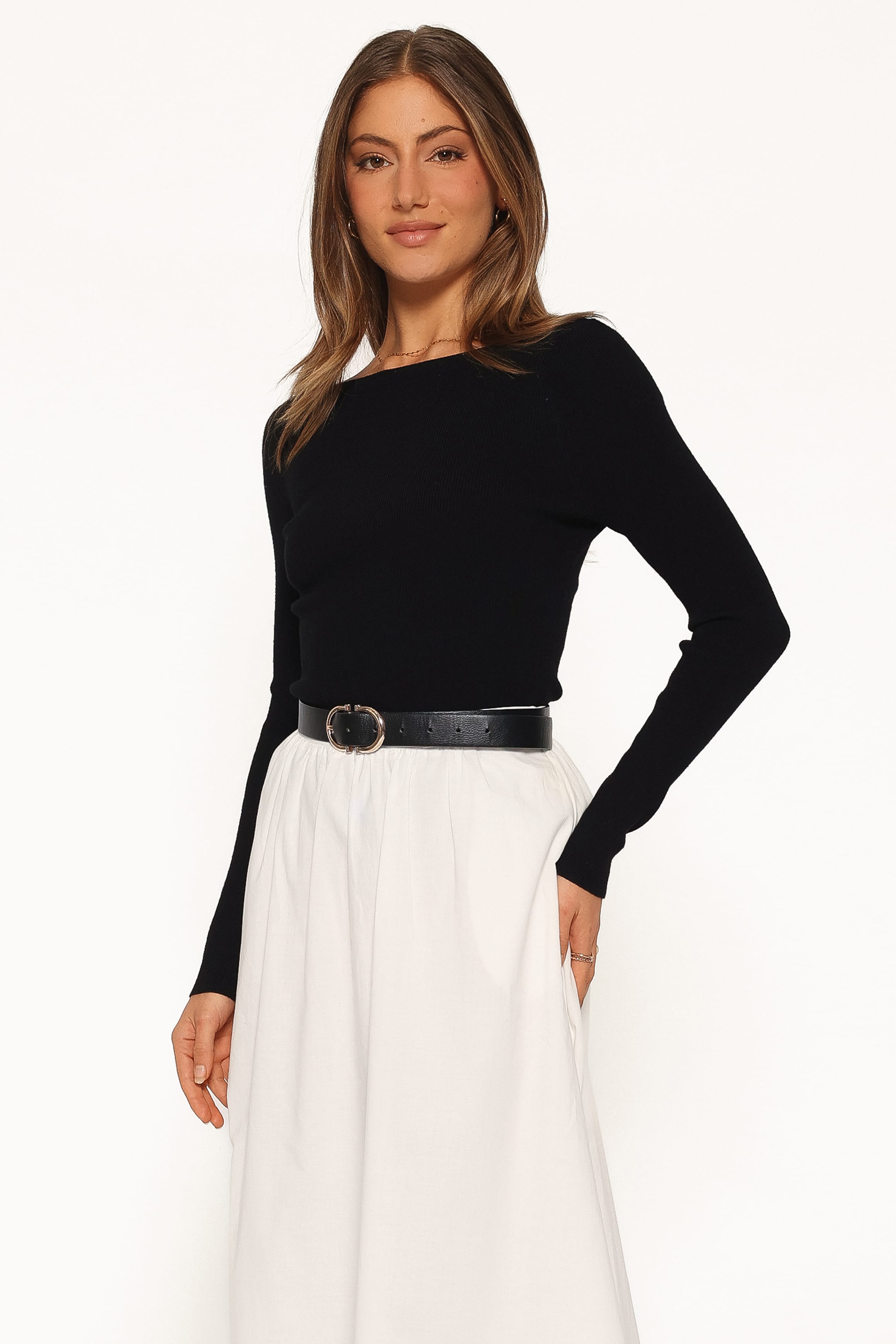 TOPS Presley Knit Top - Black