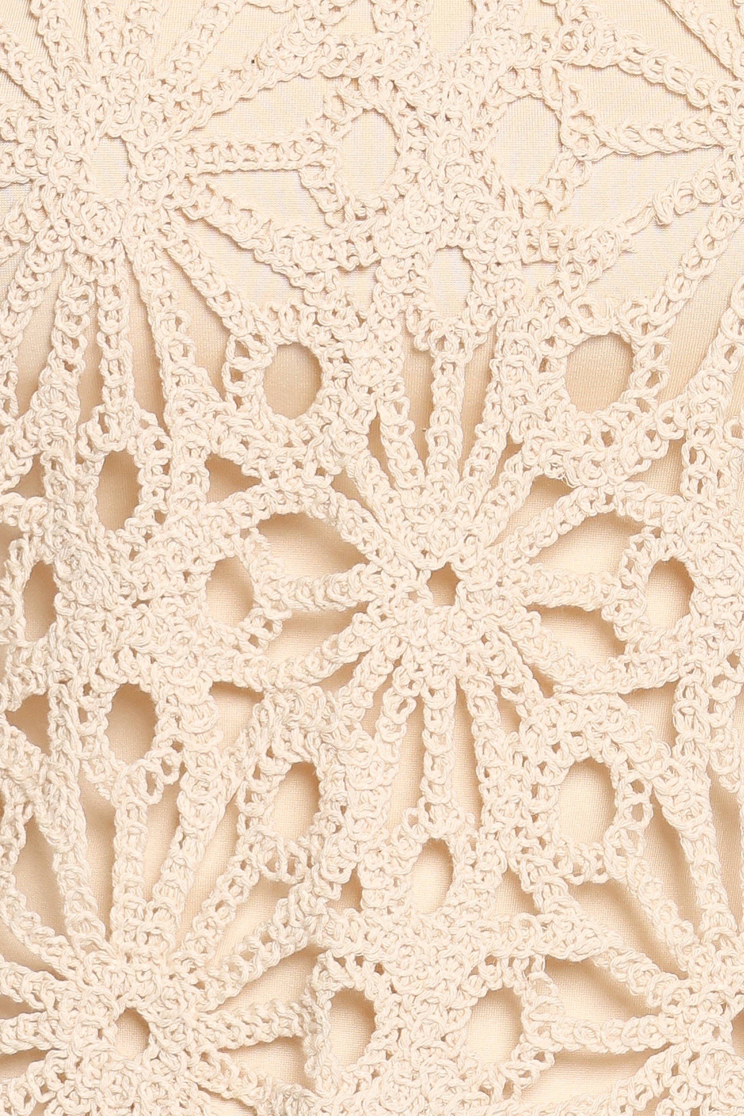 TOPS Rowley Crochet Top - Natural