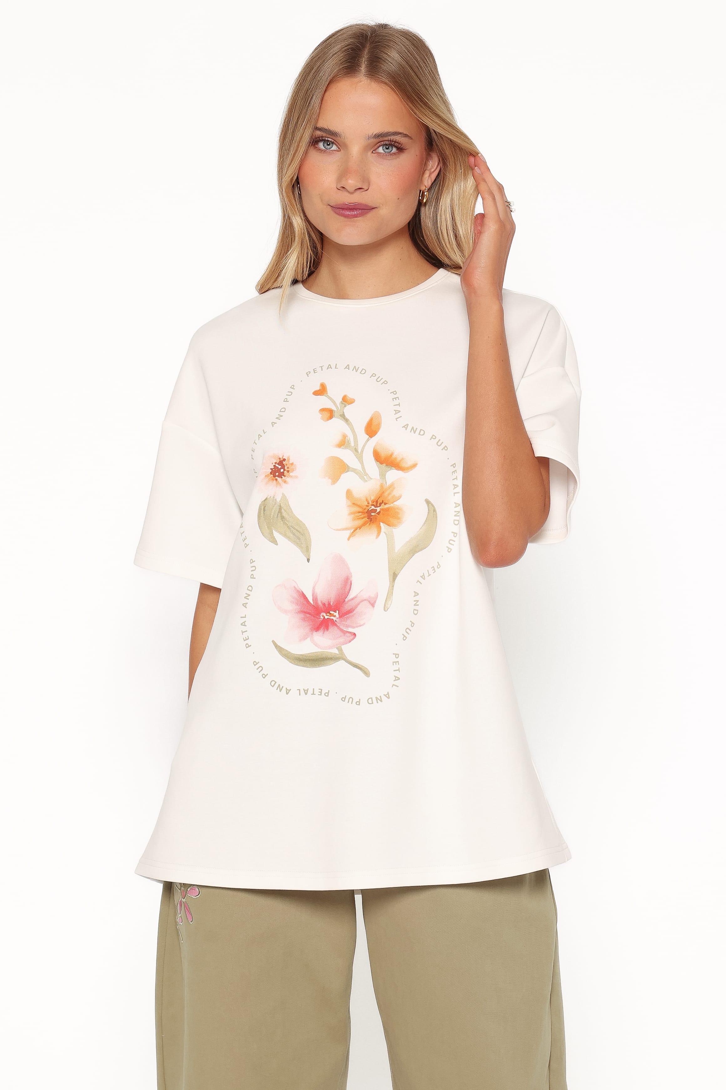 TOPS Winnie Graphic Tee - White