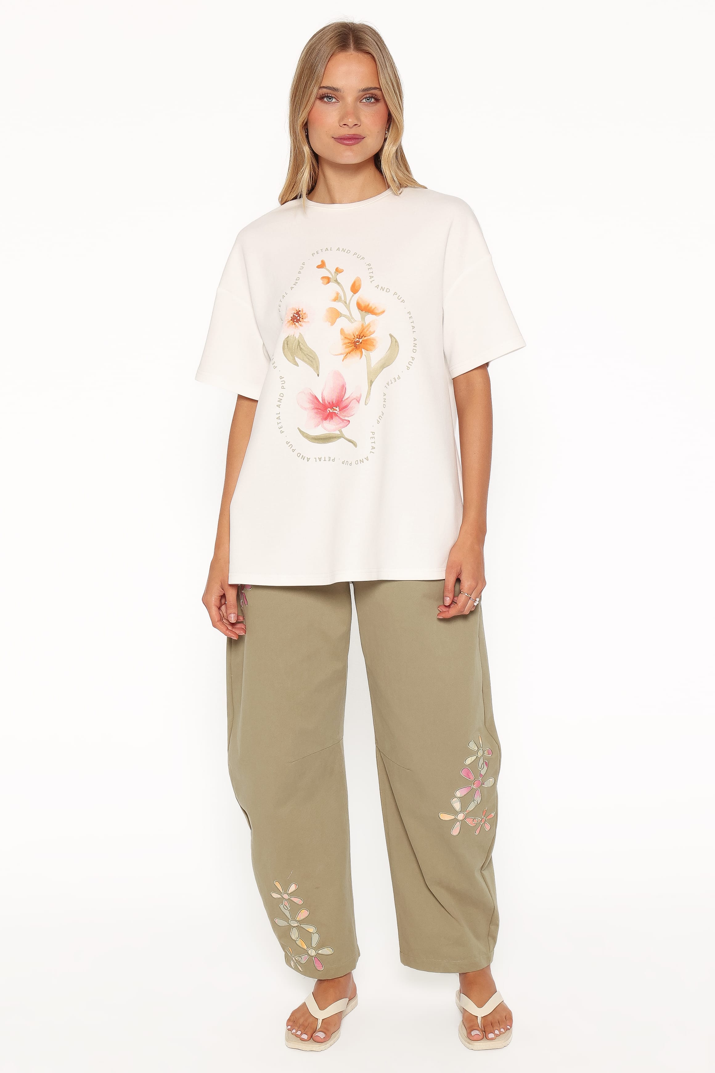 TOPS Winnie Graphic Tee - White