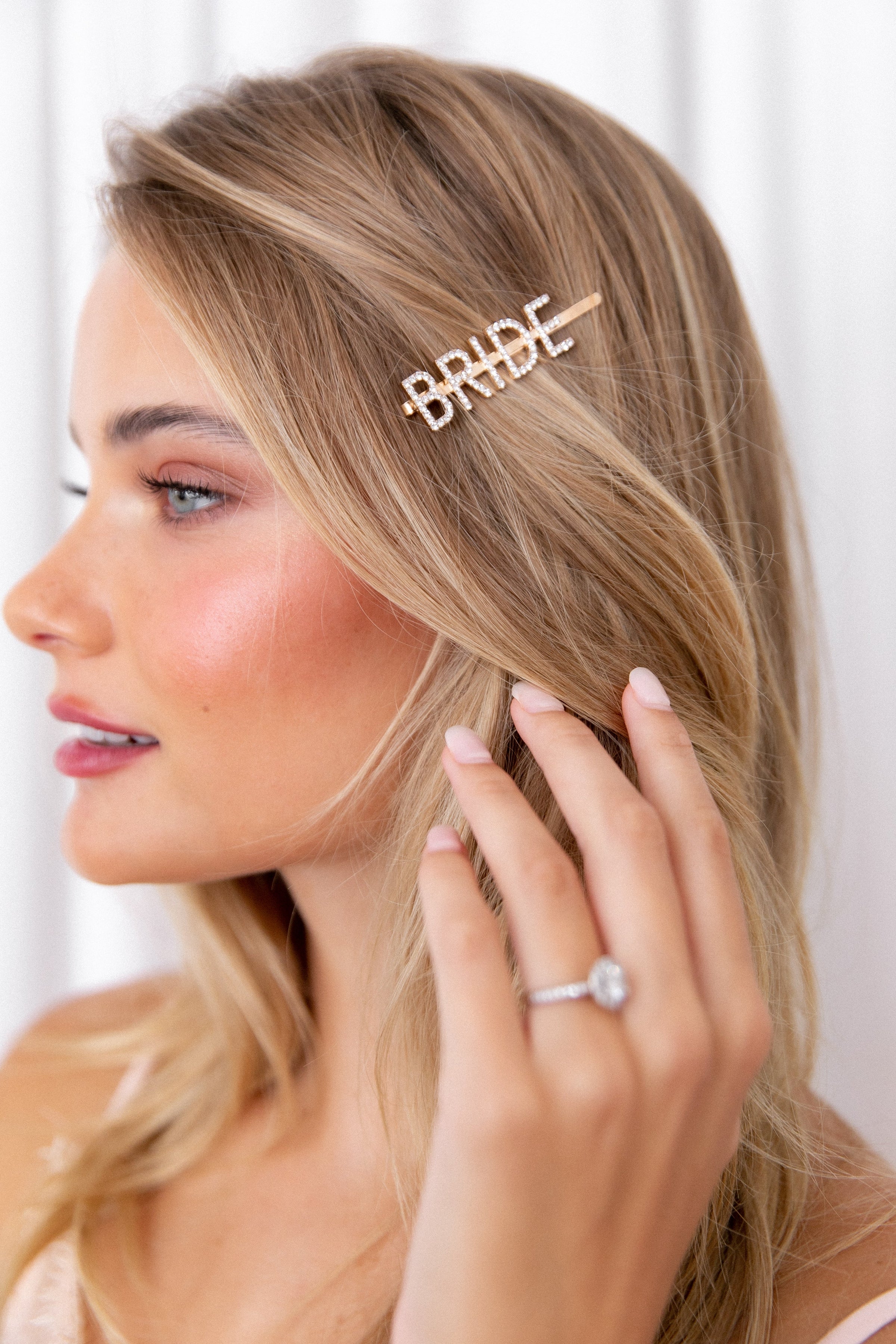 Petal and Pup USA ACCESSORIES Bride Hair Pin - Gold One Size