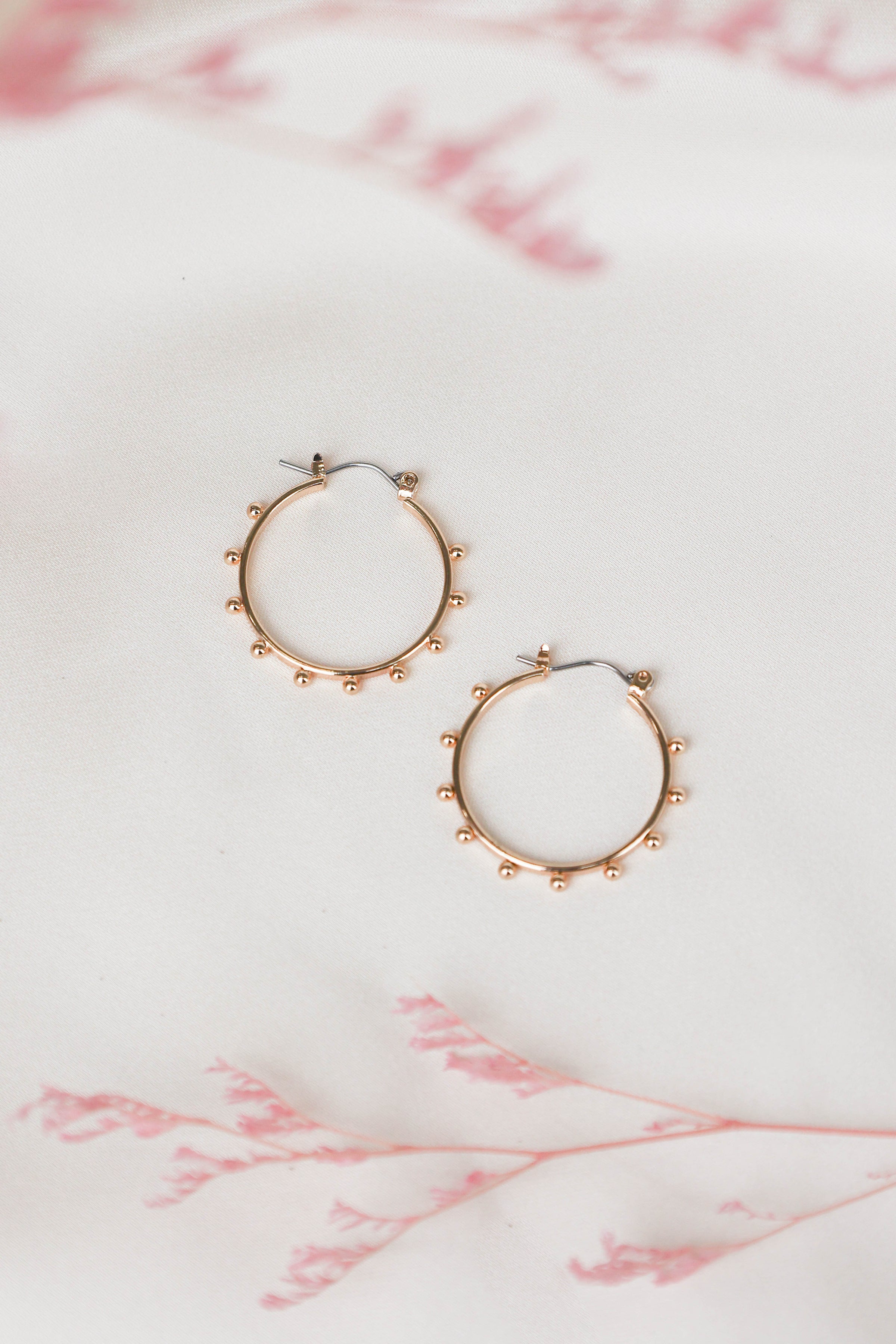 Petal and Pup USA ACCESSORIES Caroline Hoop Earrings - Gold One Size