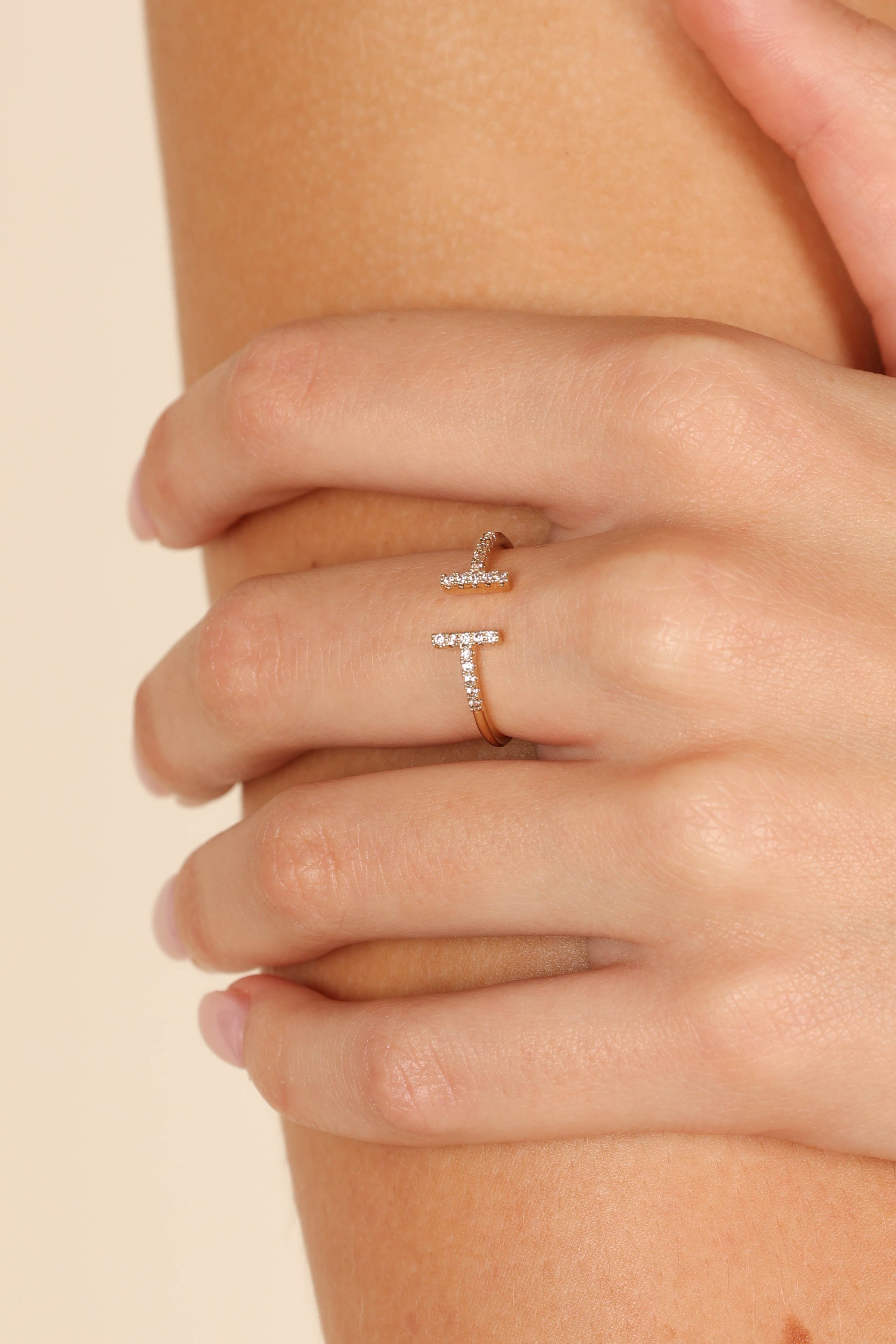 Petal and Pup USA ACCESSORIES Mila Embellished Ring - Gold One Size