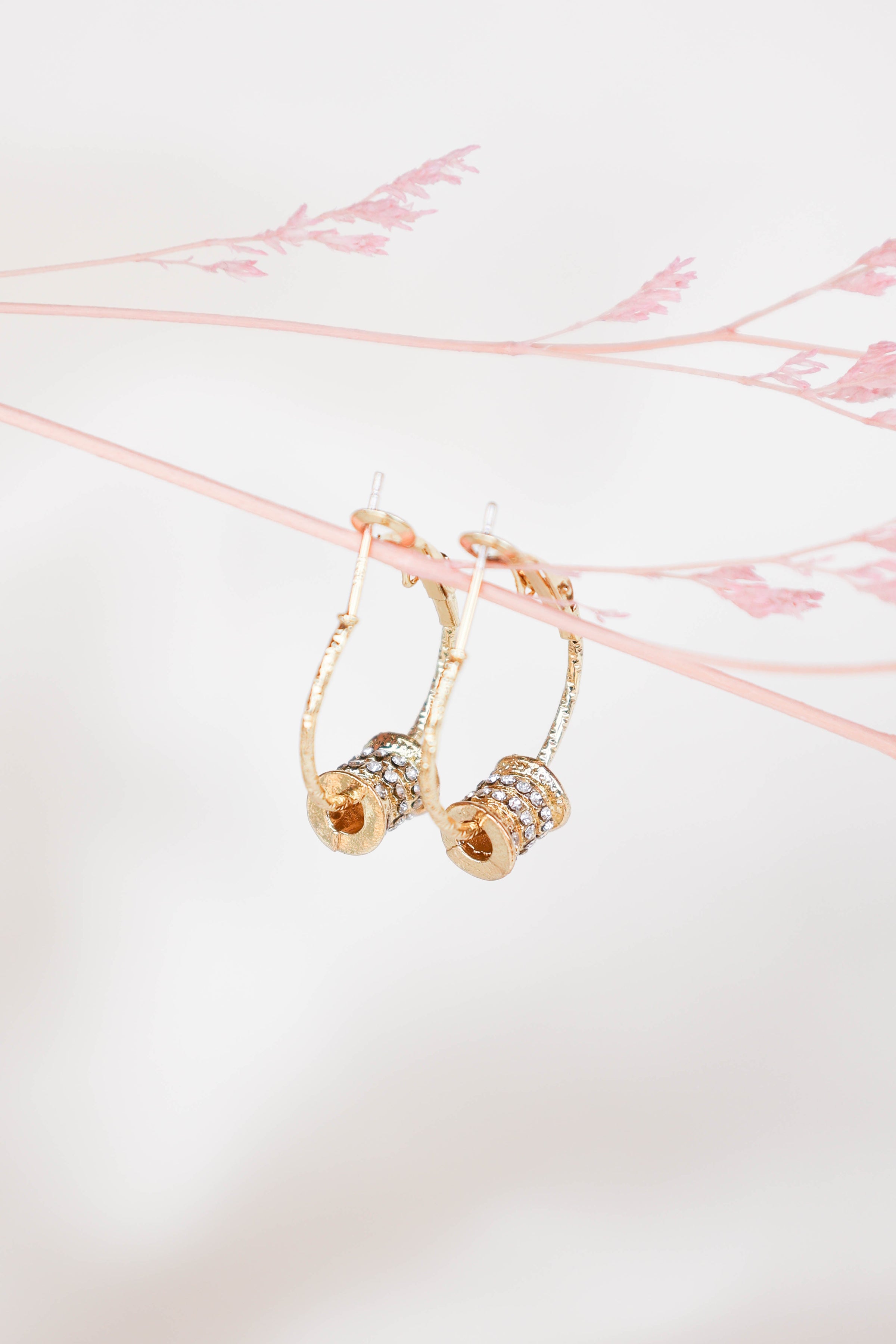 Petal and Pup USA ACCESSORIES Sydney Delicate Hoop Earrings - Gold One Size