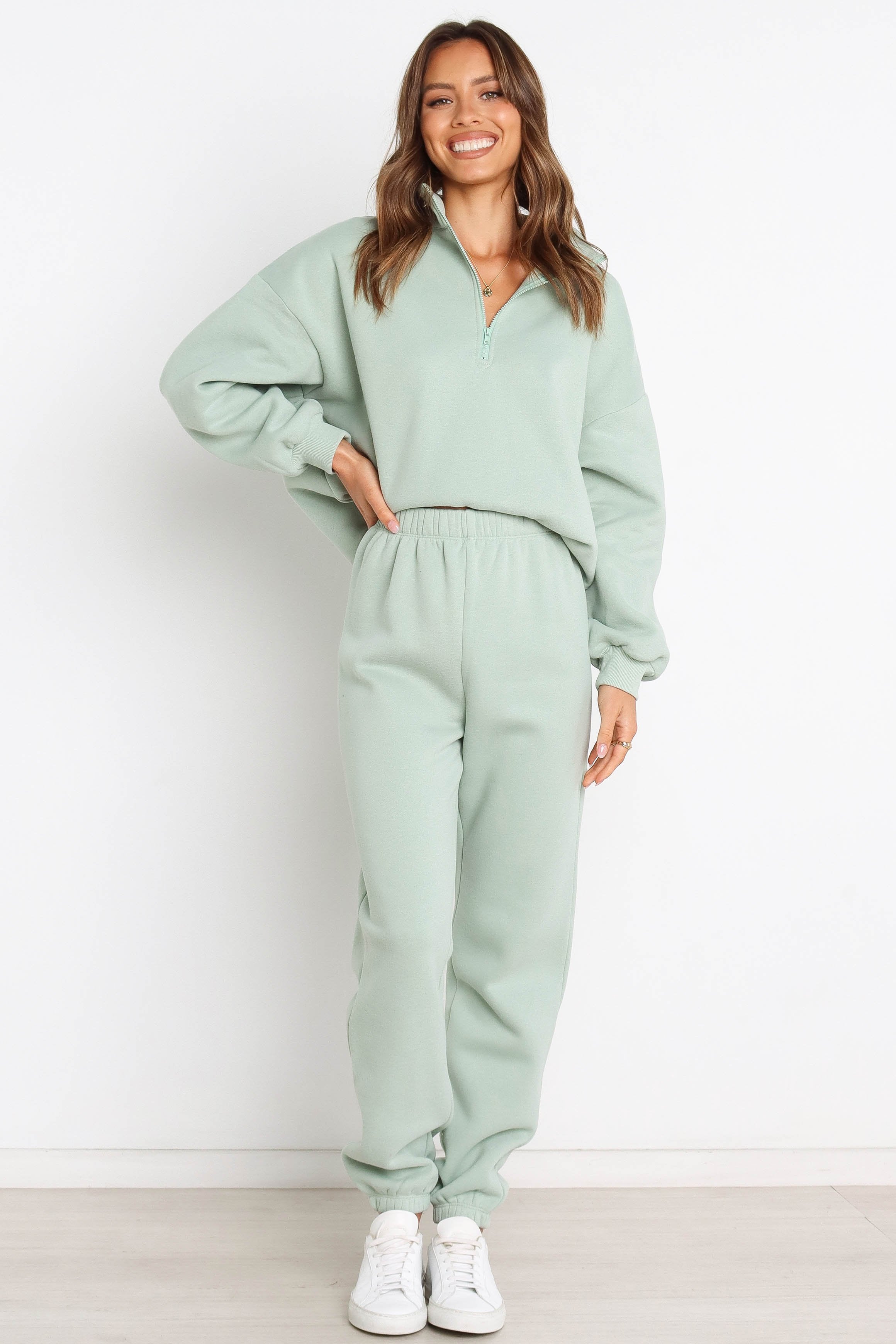 Petal and Pup USA BOTTOMS Braxon Sweat Pants - Sage (sync issue)