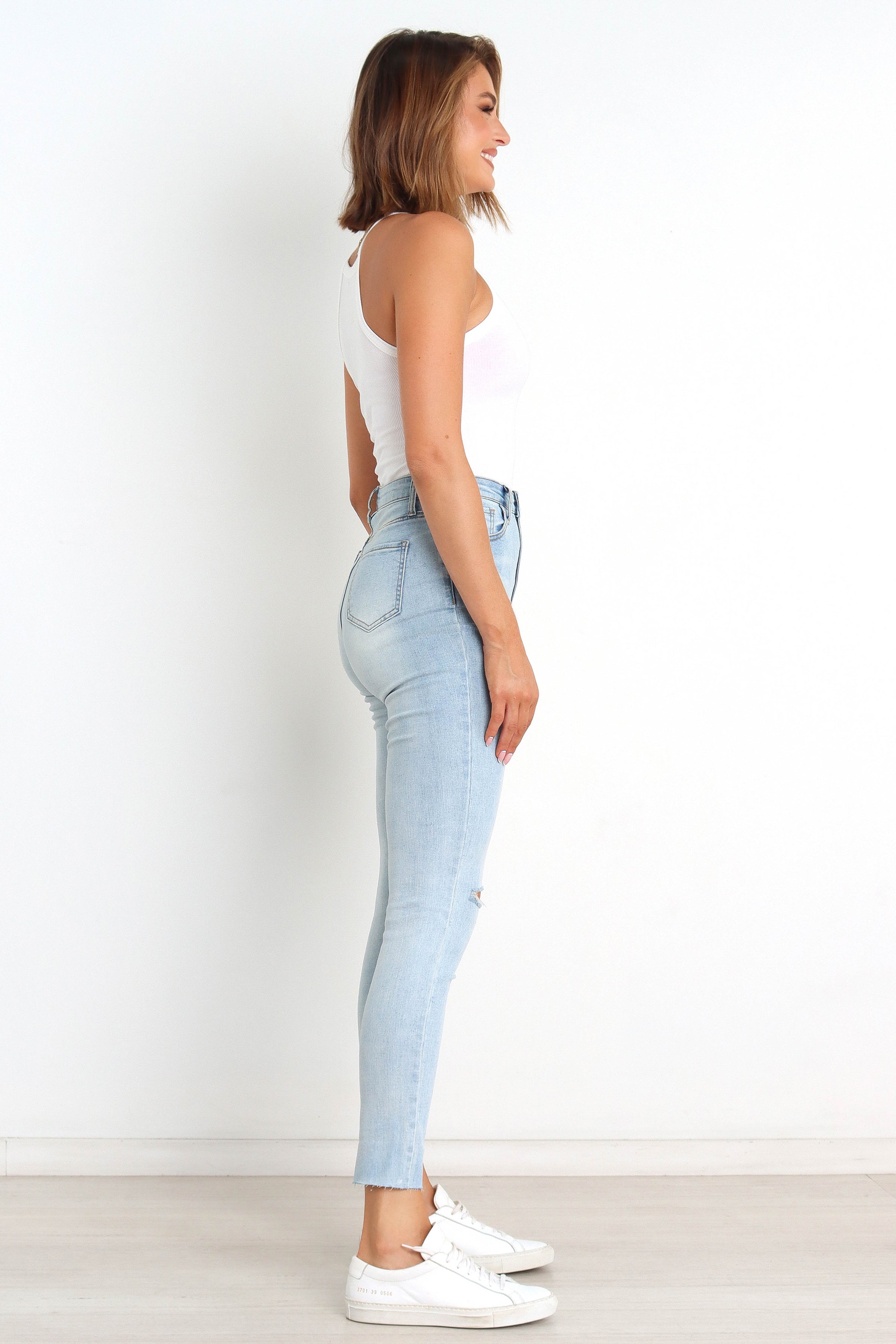 Petal and Pup USA BOTTOMS Hadie Jeans - Light Blue Wash