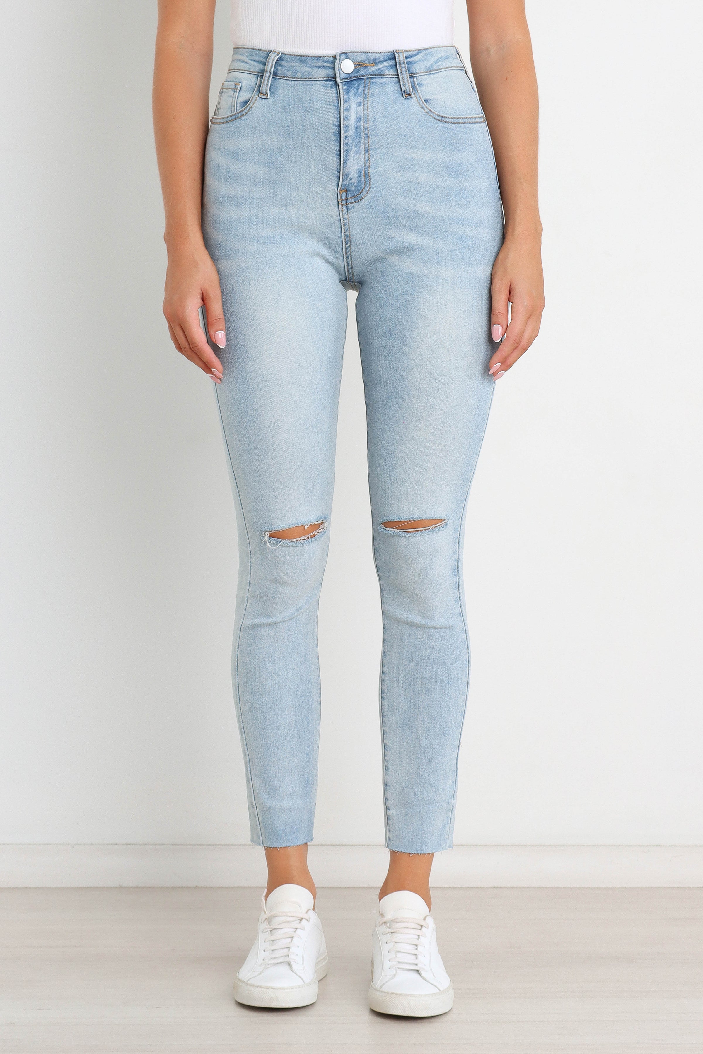 Petal and Pup USA BOTTOMS Hadie Jeans - Light Blue Wash
