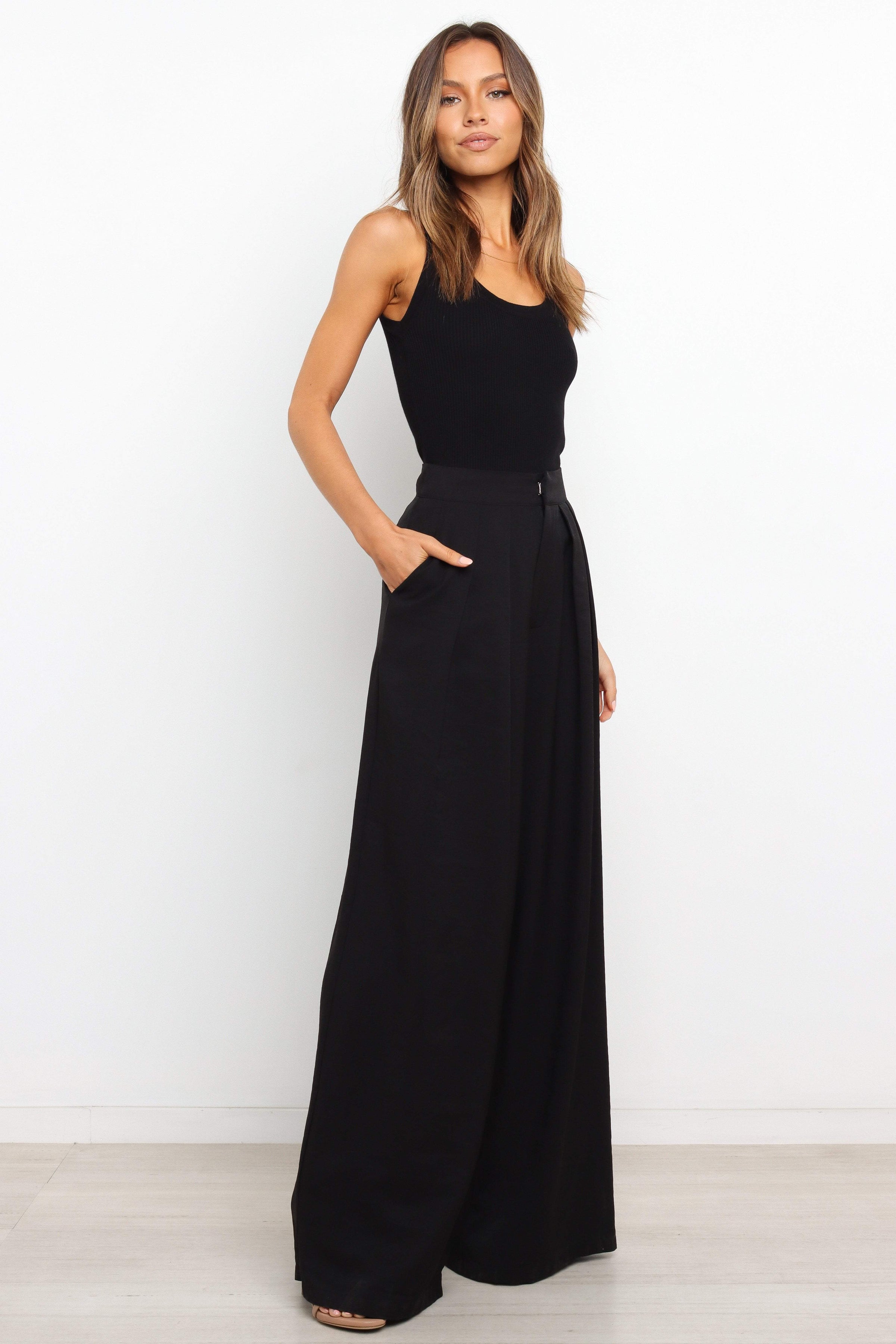 Petal and Pup USA BOTTOMS Mayson Pants - Black