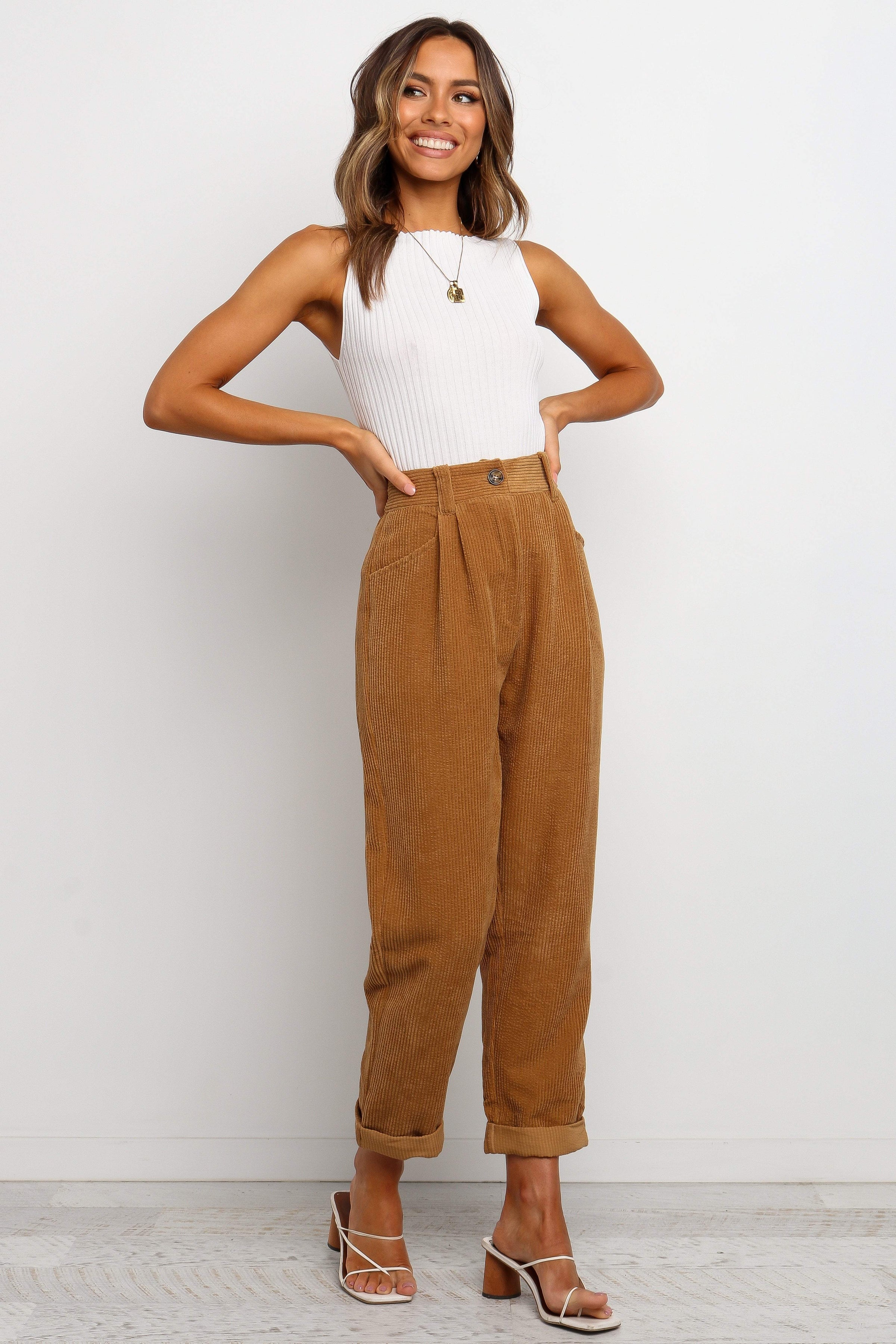 Petal and Pup USA BOTTOMS Talaren Pant - Tan