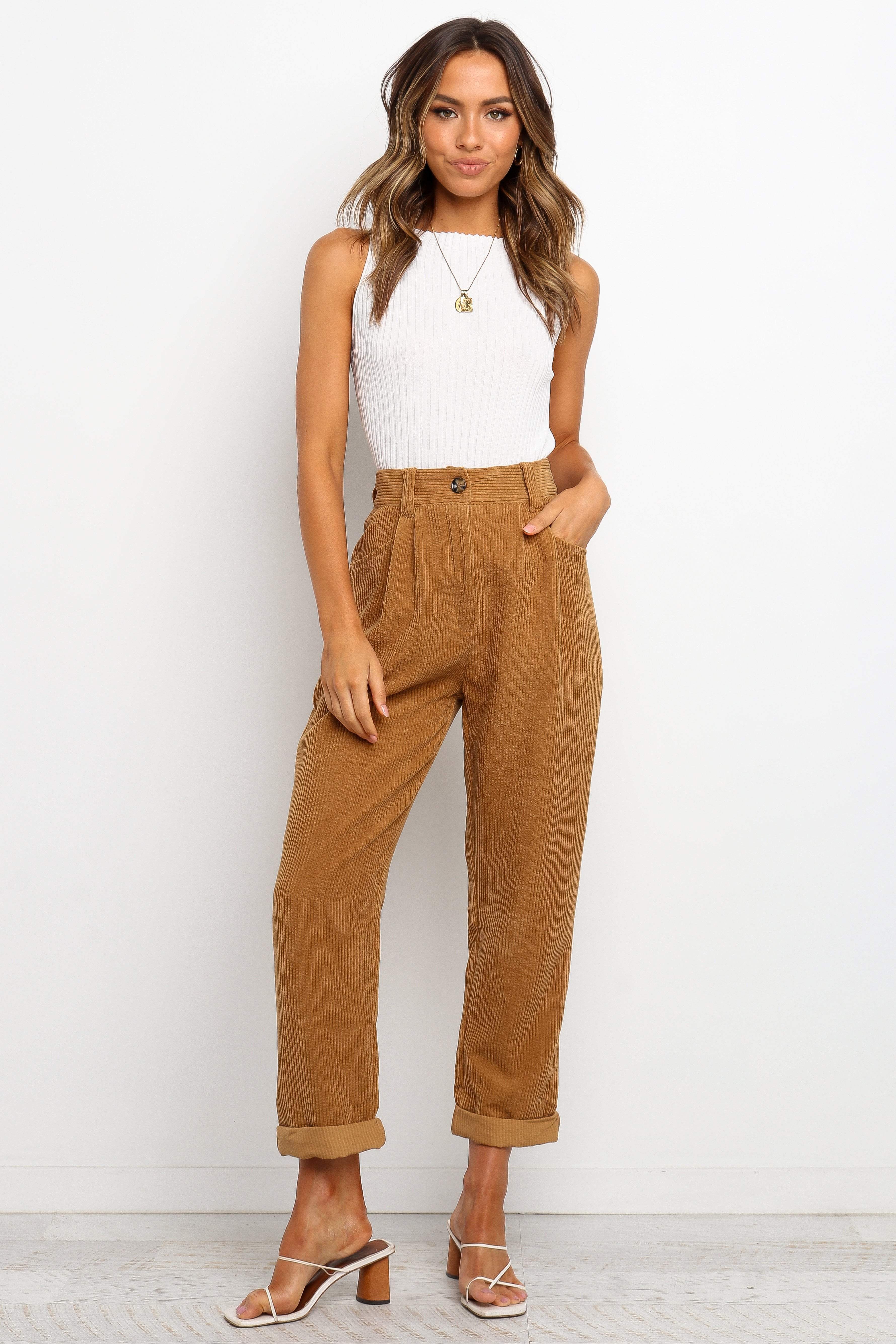 Petal and Pup USA BOTTOMS Talaren Pant - Tan 6