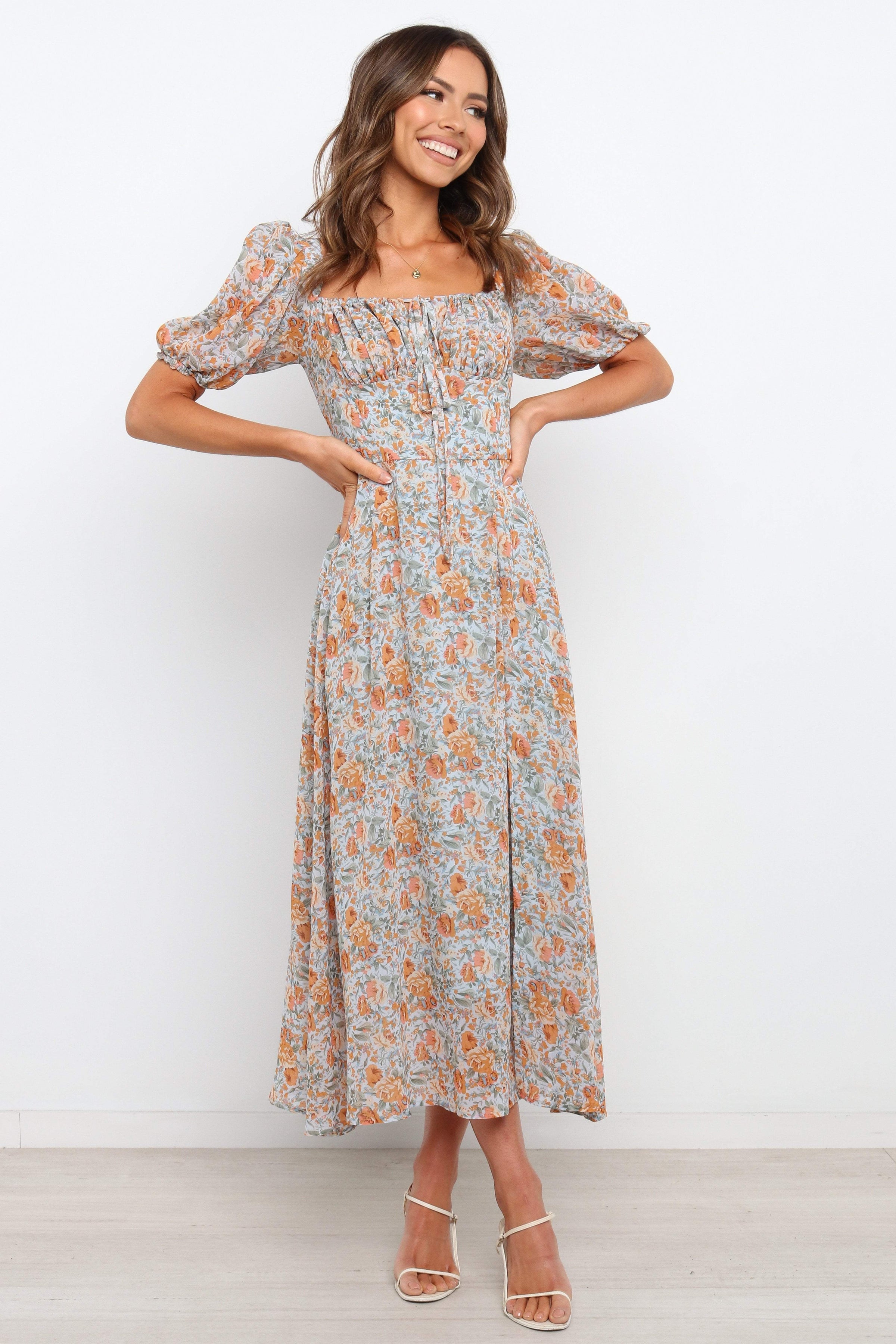 Petal and Pup USA DRESSES Gelasius Dress - Blue