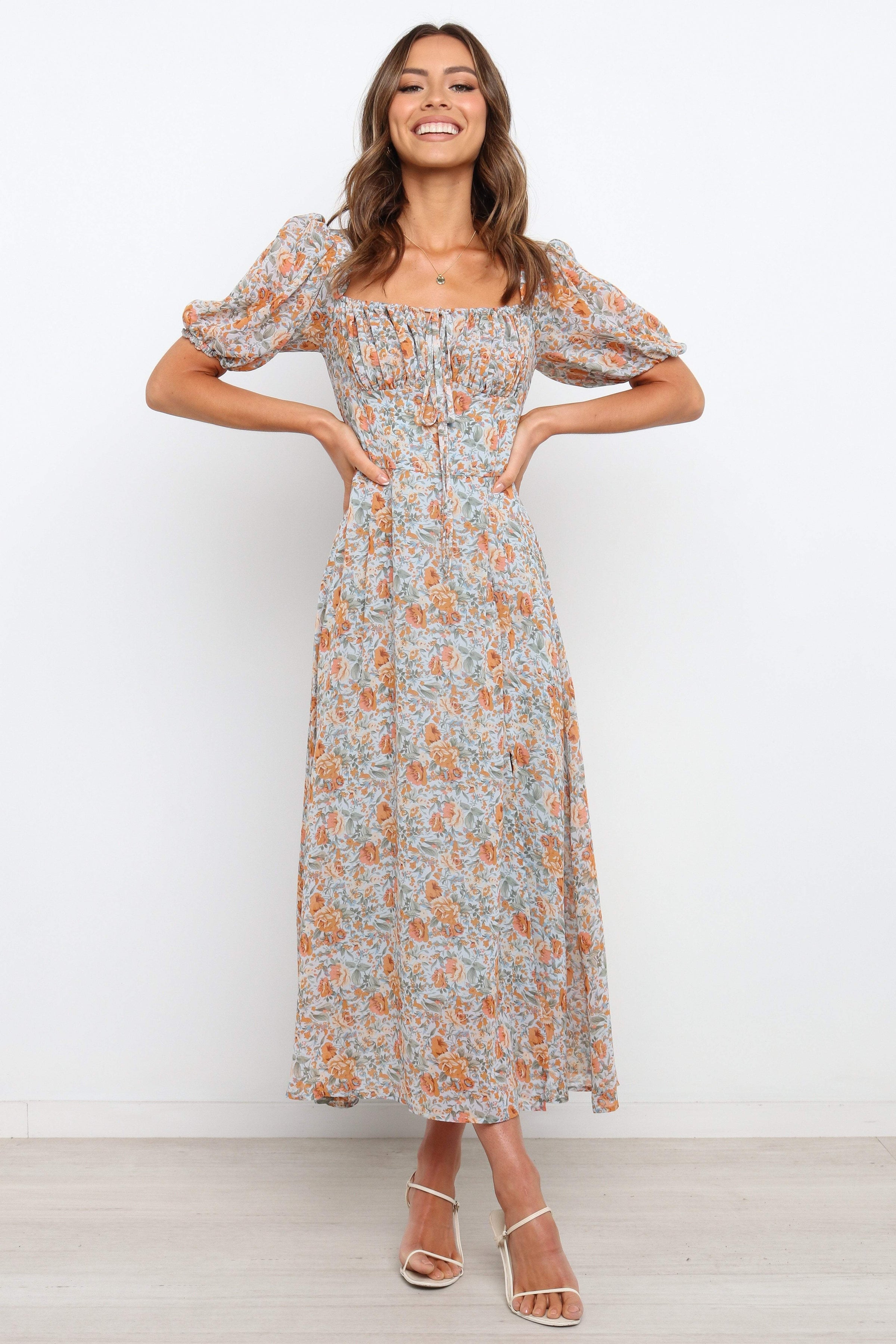 Petal and Pup USA DRESSES Gelasius Dress - Blue