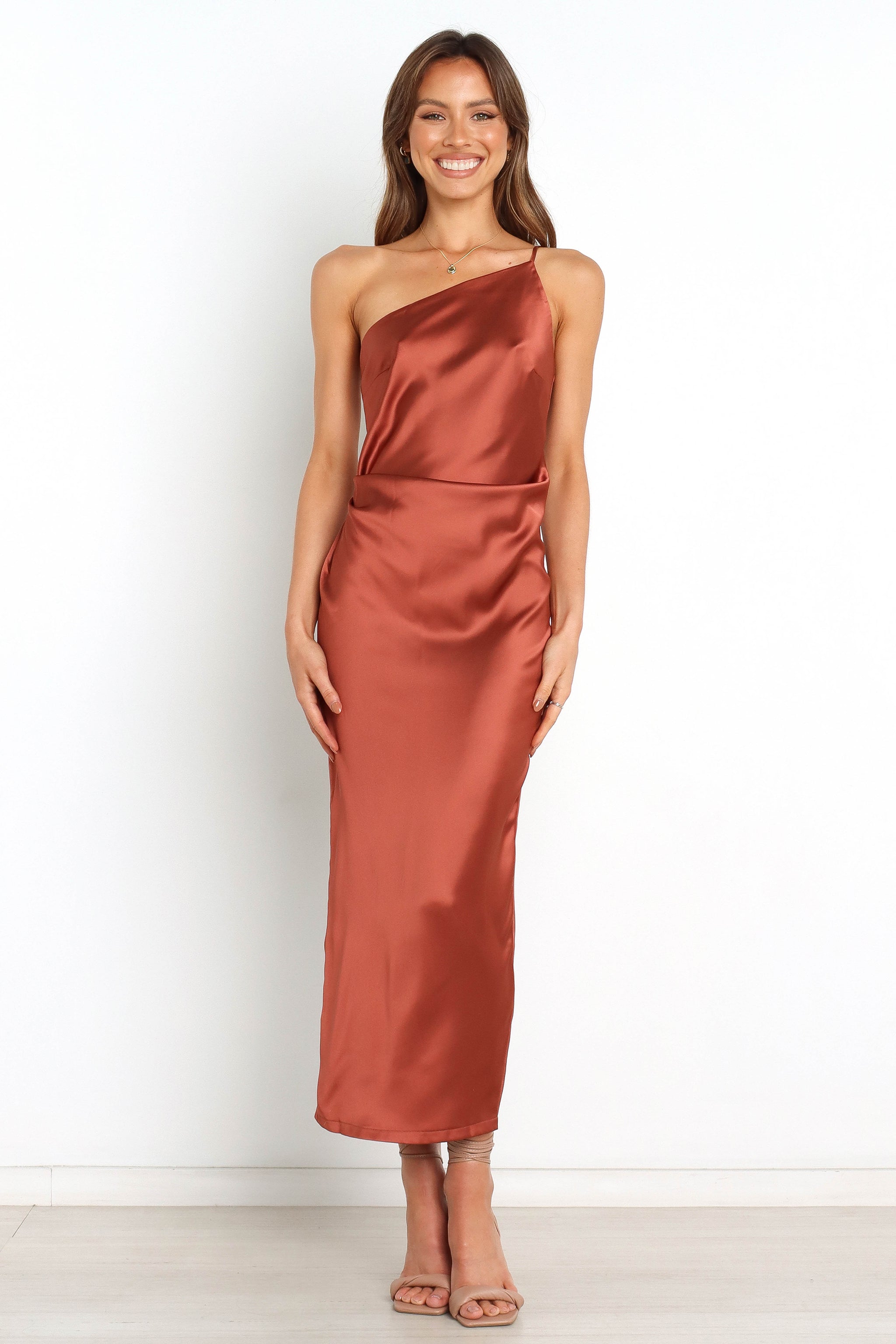 rust formal dress Luella Dress - Rust
