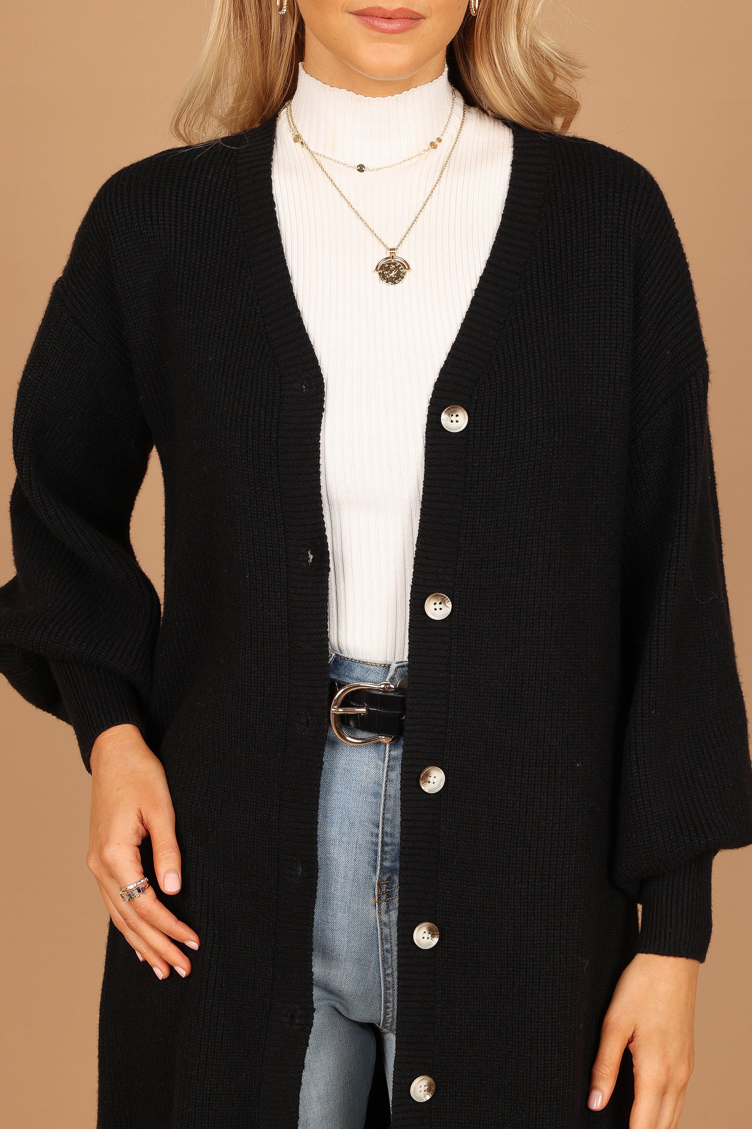Petal and Pup USA OUTERWEAR Comara Cardigan - Black
