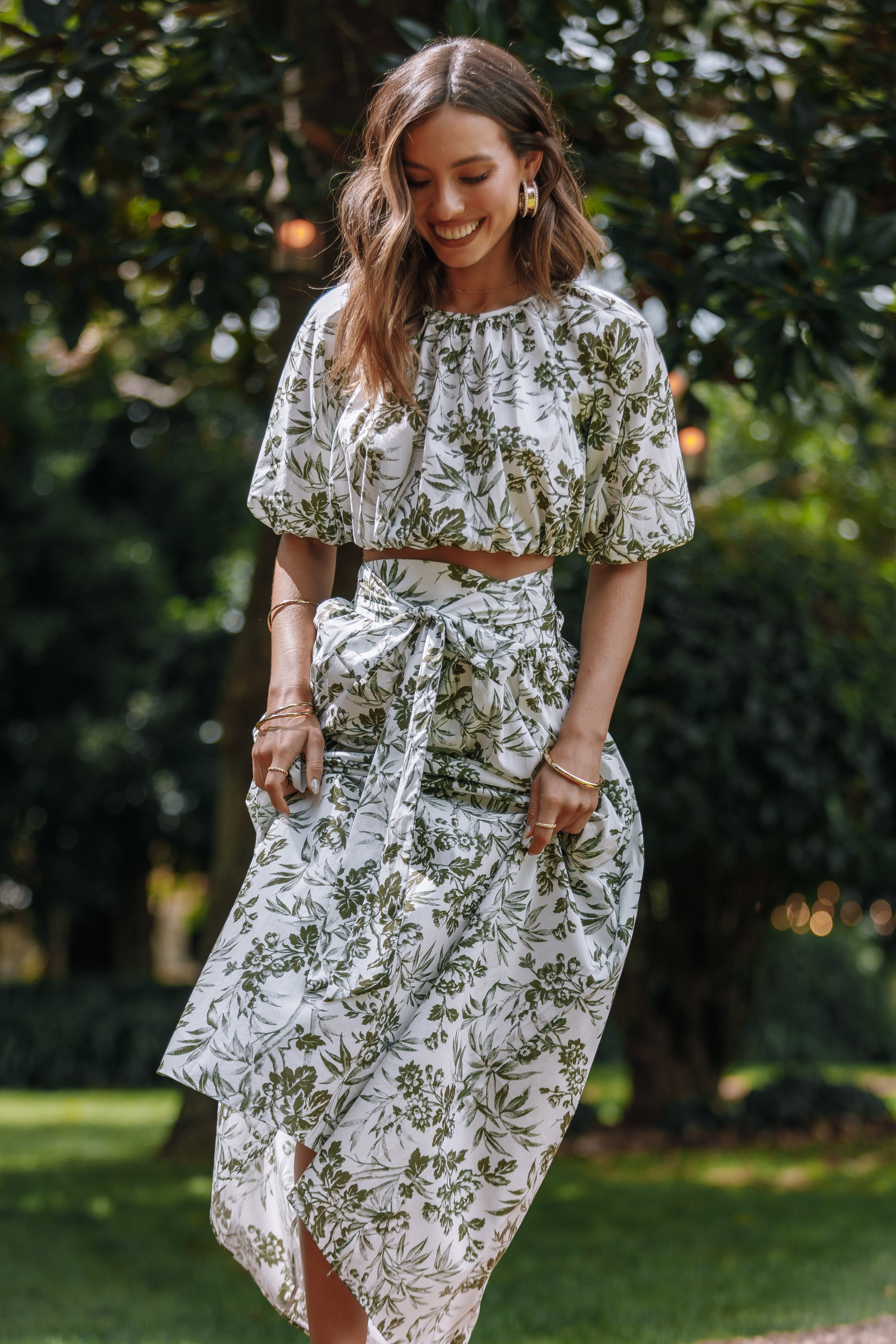 Petal and Pup USA SETS Delilah Set - Green Floral