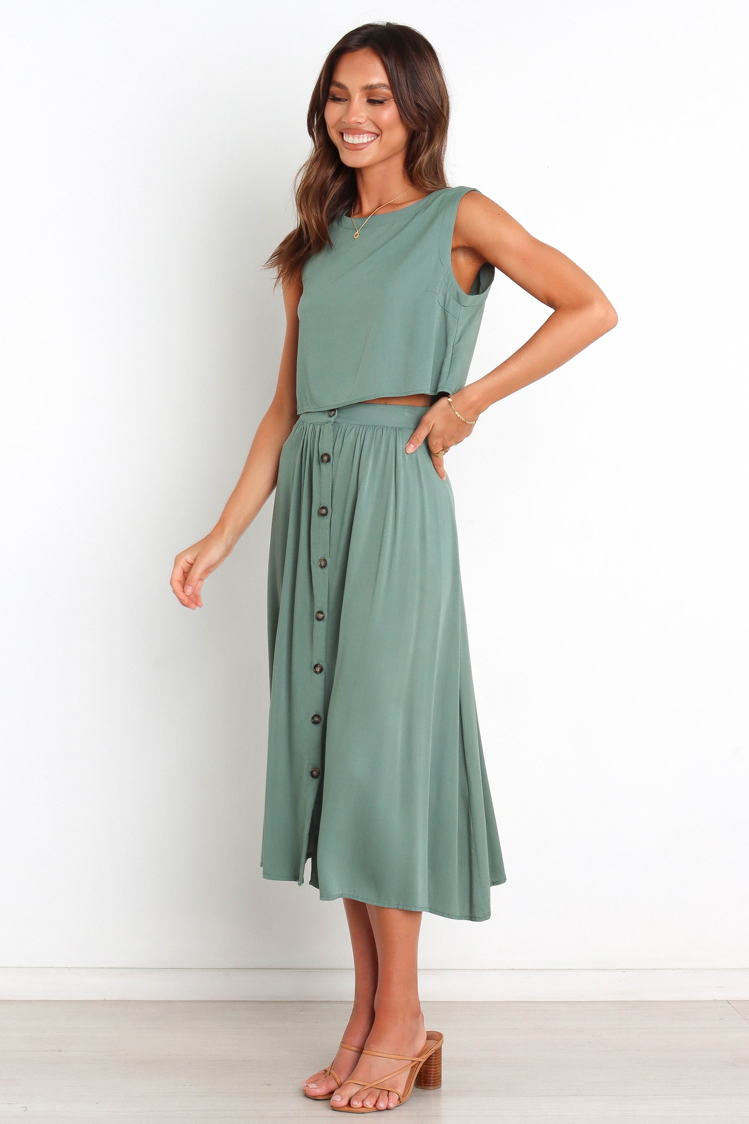 Petal and Pup USA TOPS Ava Top - Green