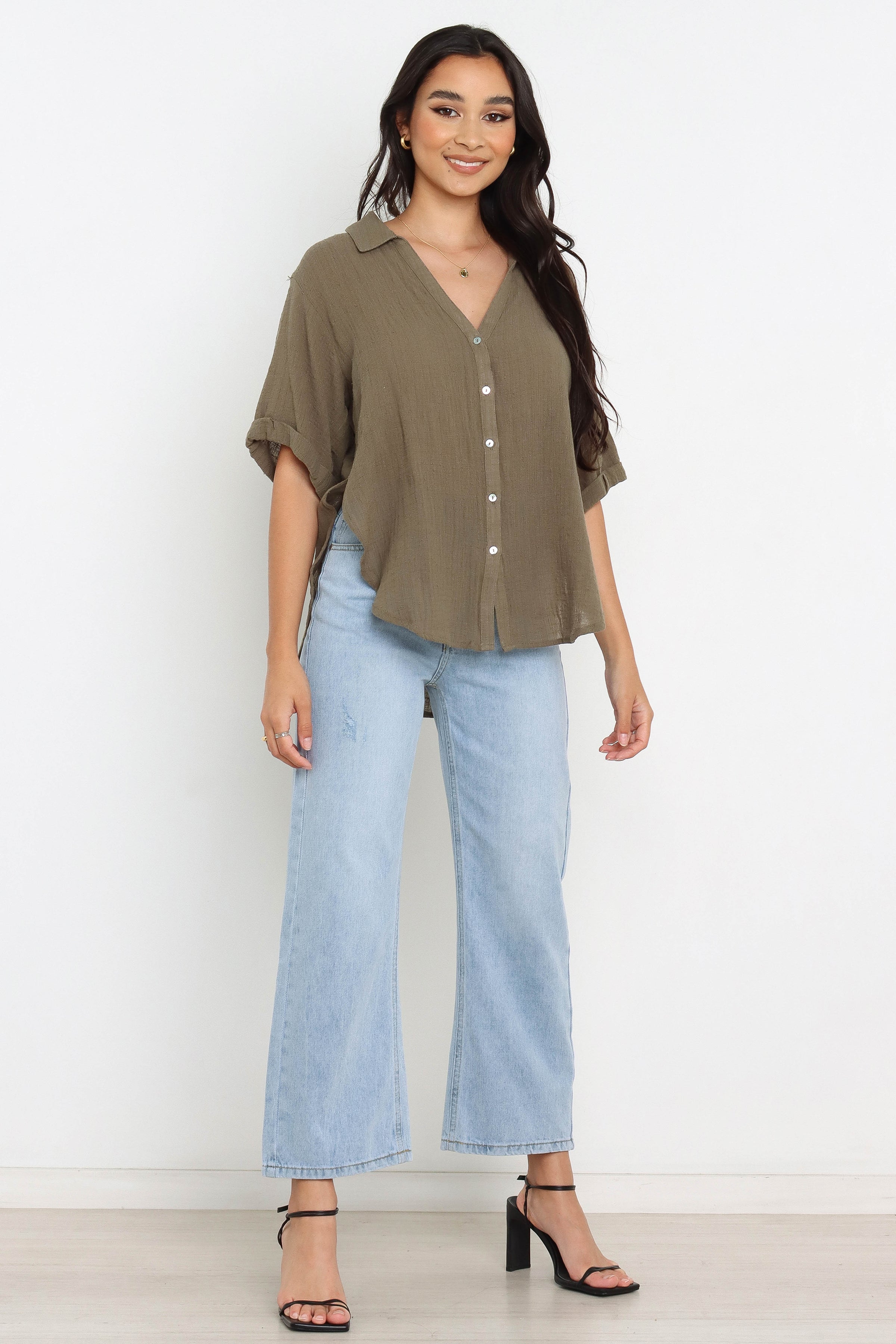 Petal and Pup USA TOPS Dion Top - Olive