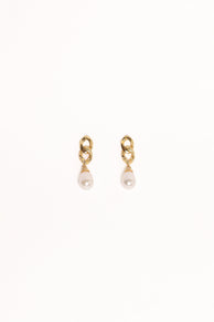 Tallulah Earrings - Gold/Pearl