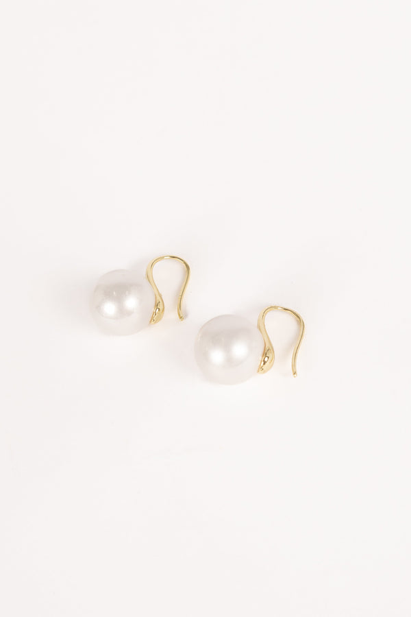 Daniella Pearl Earrings - Gold