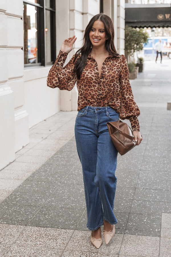 Fleetwood Blouse - Leopard