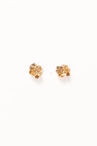 Isobel Flower Earrings - Gold