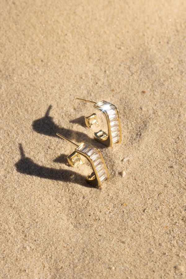 Tiffany Hoop Earrings - Gold