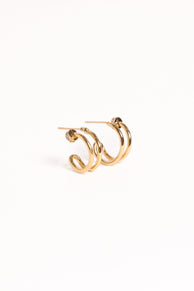 Megan Earrings - Gold