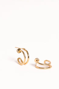 Megan Earrings - Gold