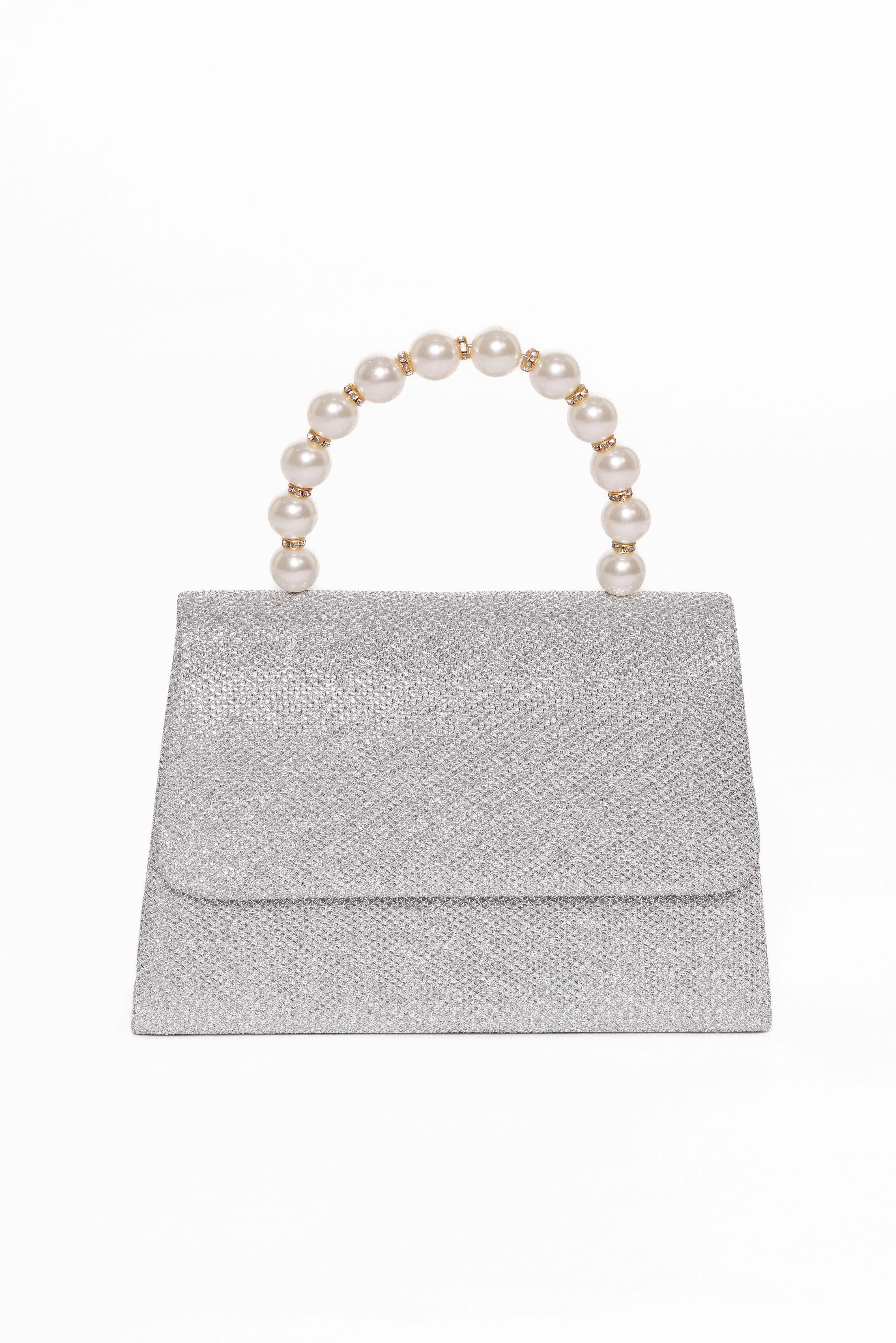 Jenn Embellished Bag - Champagne/Pearl